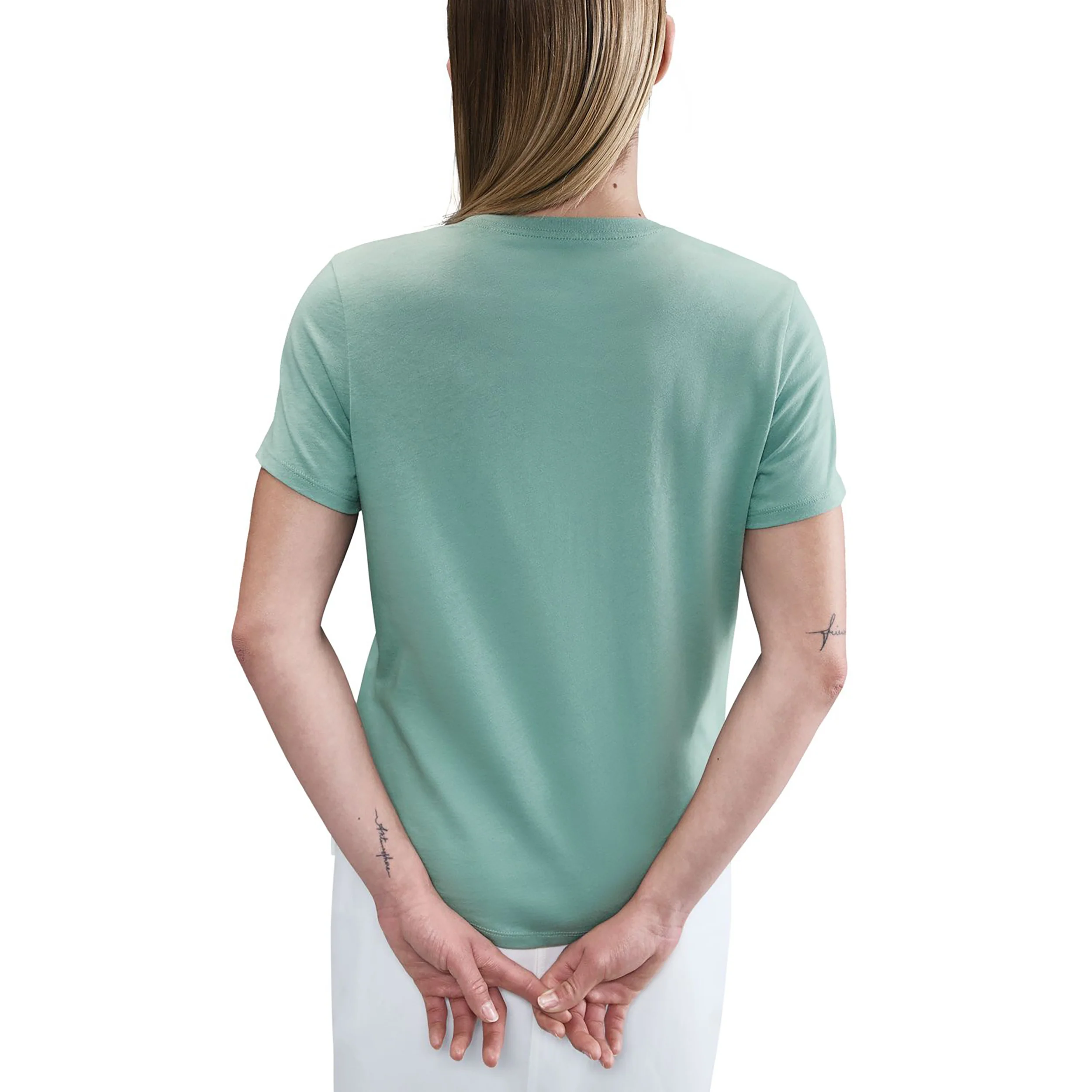 Club T-Shirt Damen-Salbei - Image 5