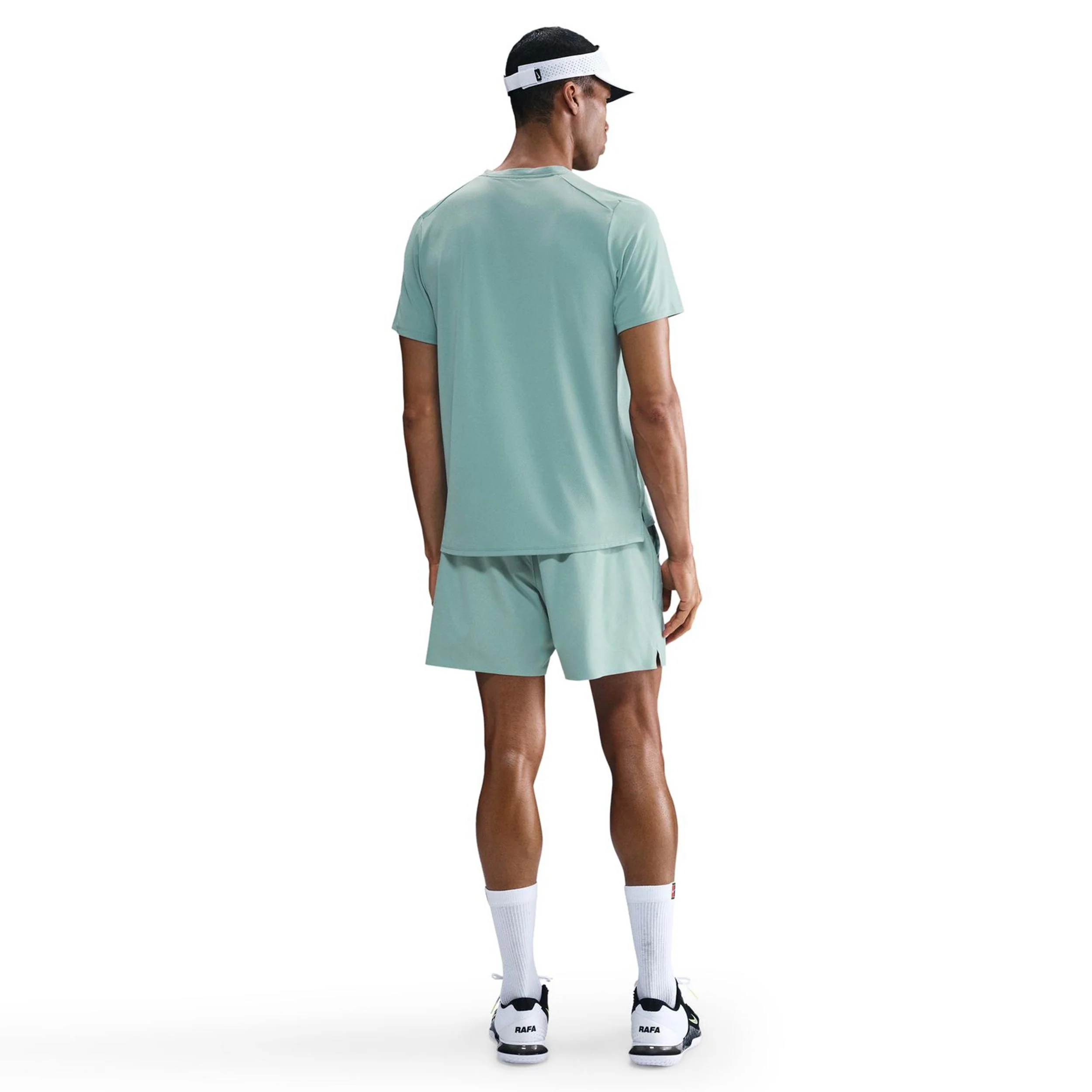 Court Dri-Fit Advantage 6in Shorts Herren-Blaugrau - Image 3