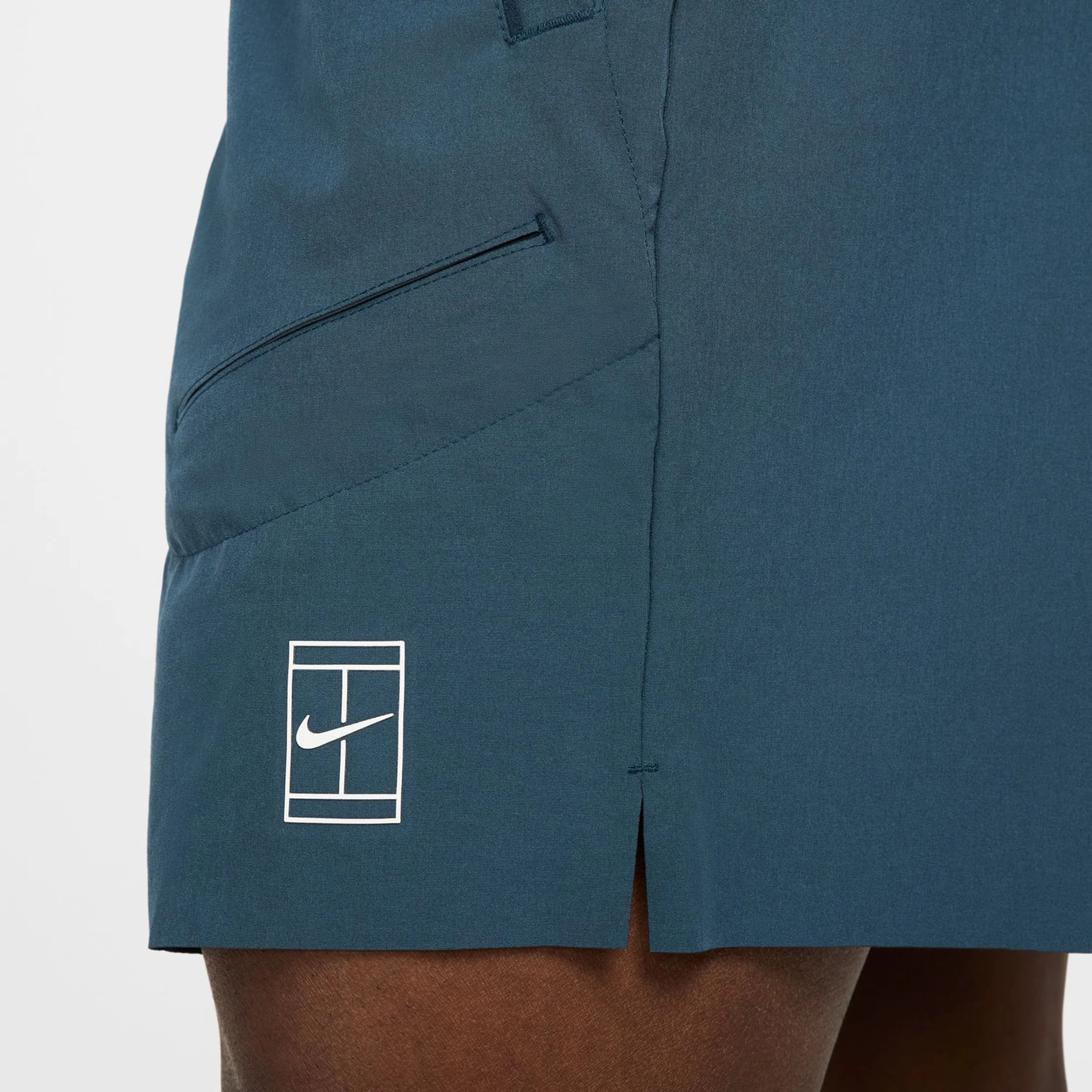 Court Dri-Fit Advantage 6in Shorts Herren-Dunkelblau,Weiß - Image 9