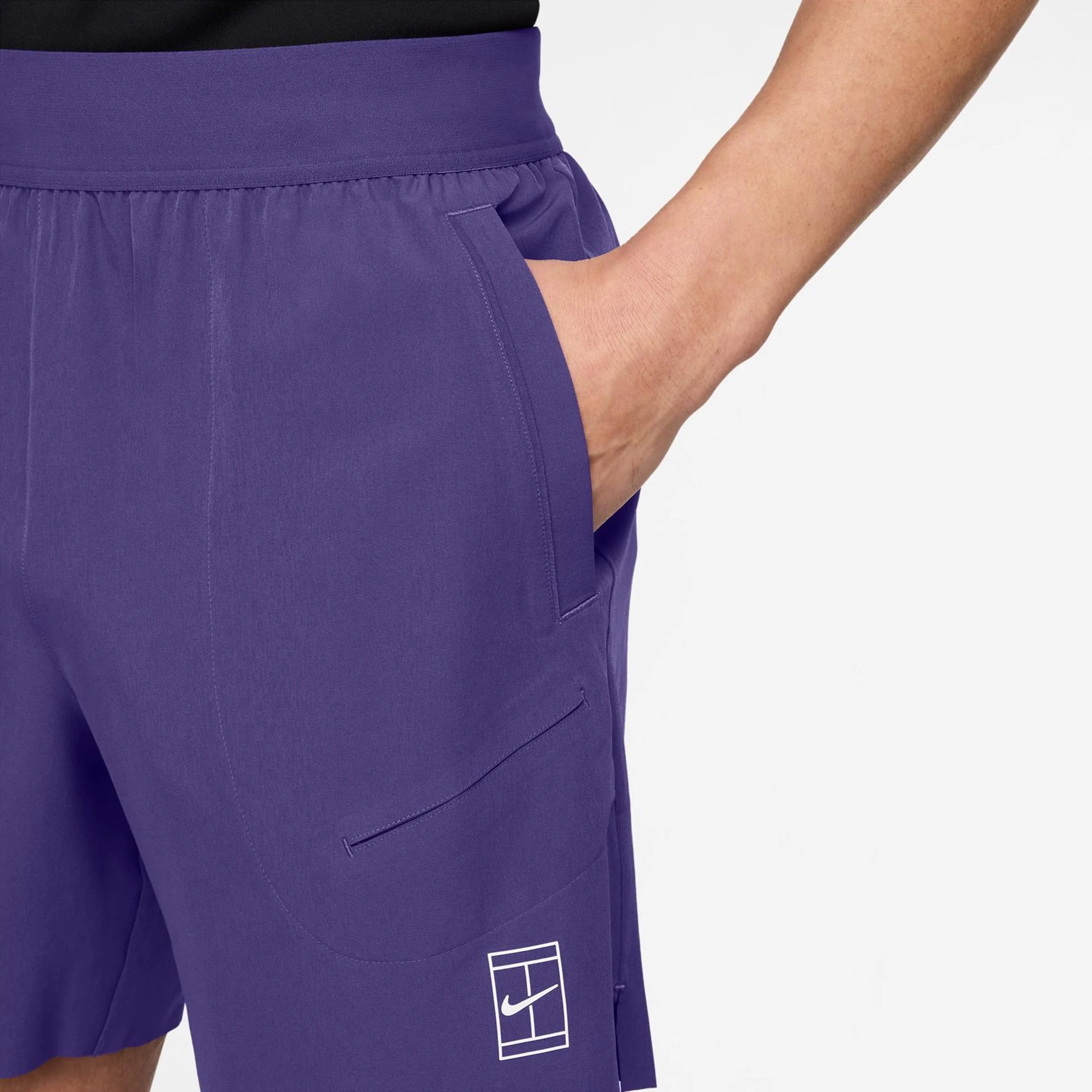 Court Dri-Fit Advantage 6in Shorts Herren-Lila - Image 4