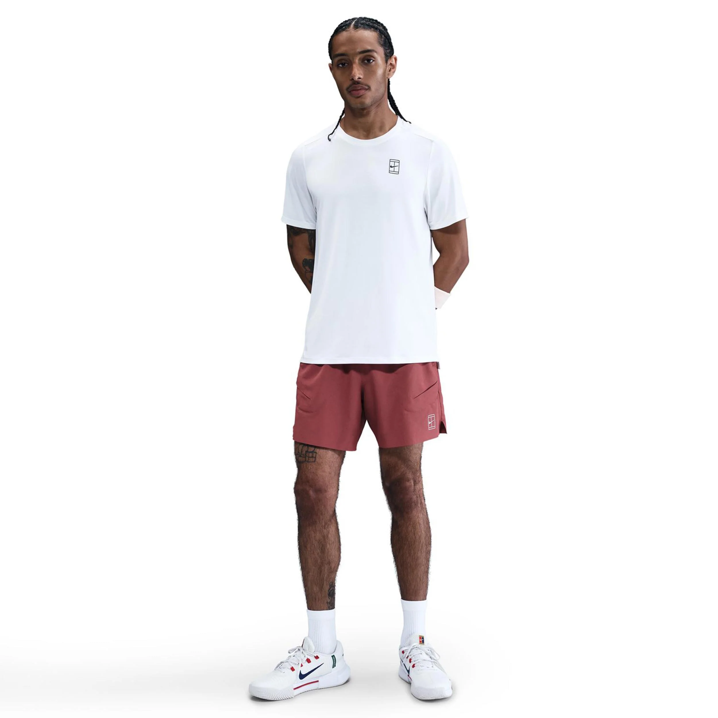 Court Dri-Fit Advantage 6in Shorts Herren-Rost - Image 5