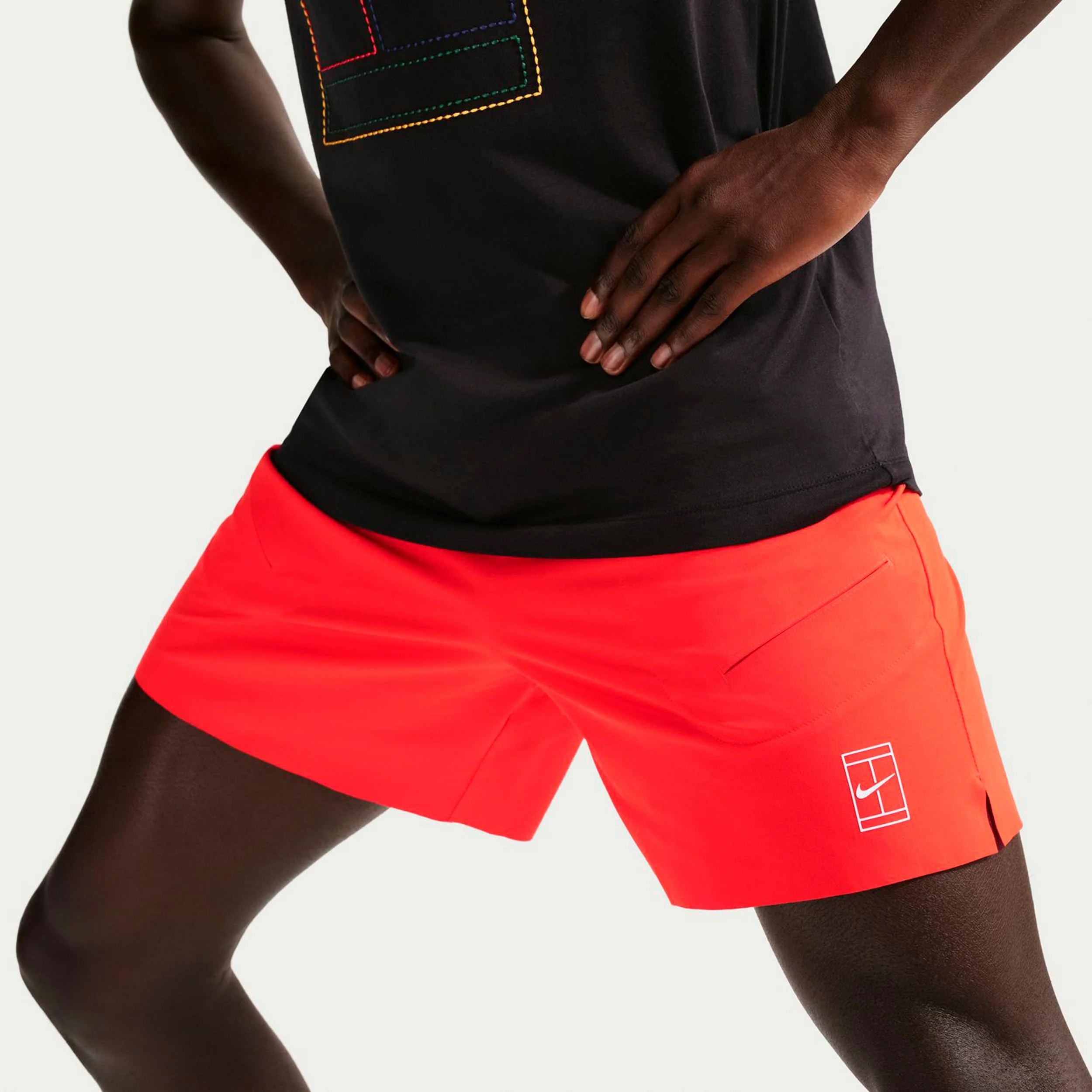 Court Dri-FIT Advantage 6in Shorts Herren-rot - Image 5