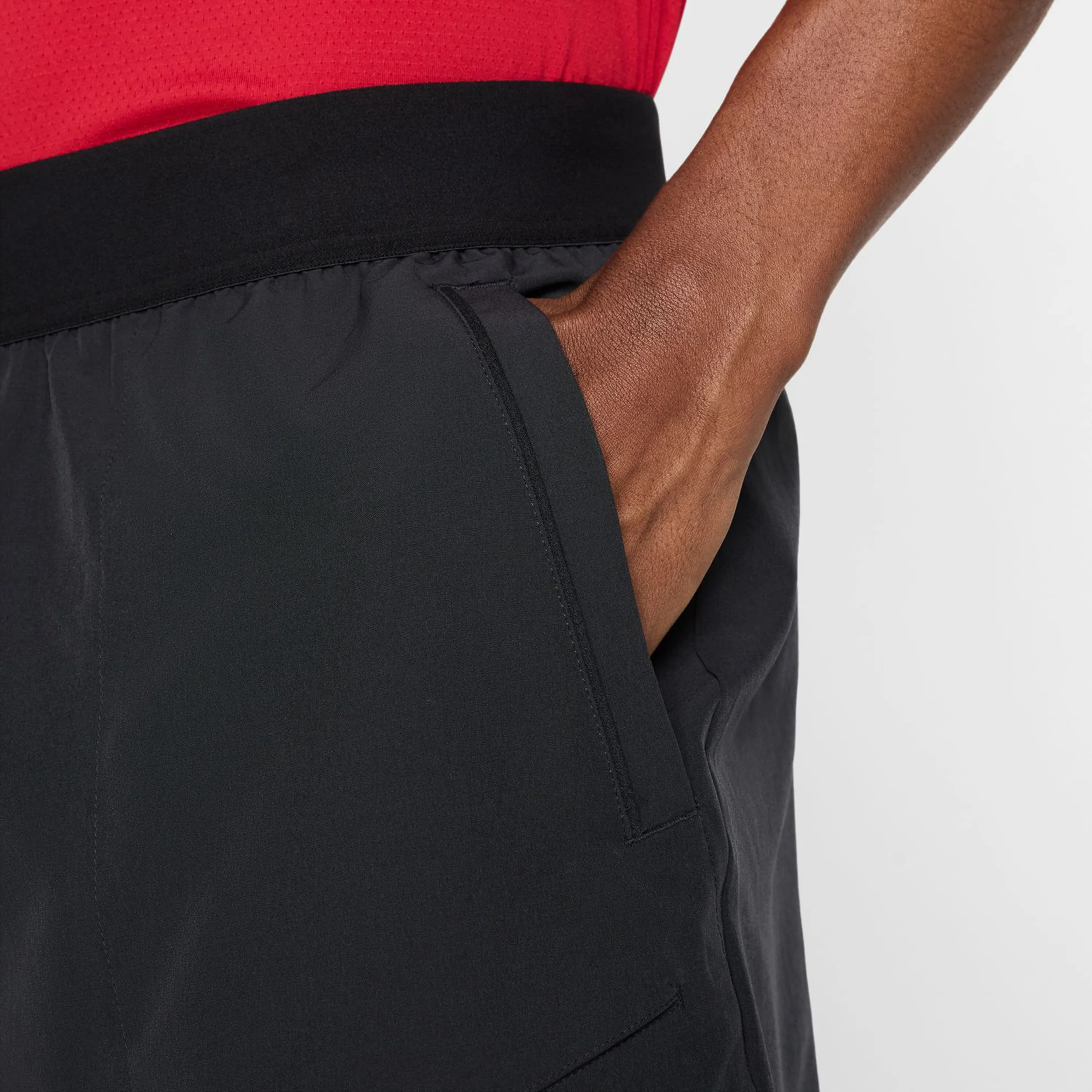 Court Dri-Fit Advantage 6in Shorts Herren-Schwarz,Weiß - Image 8