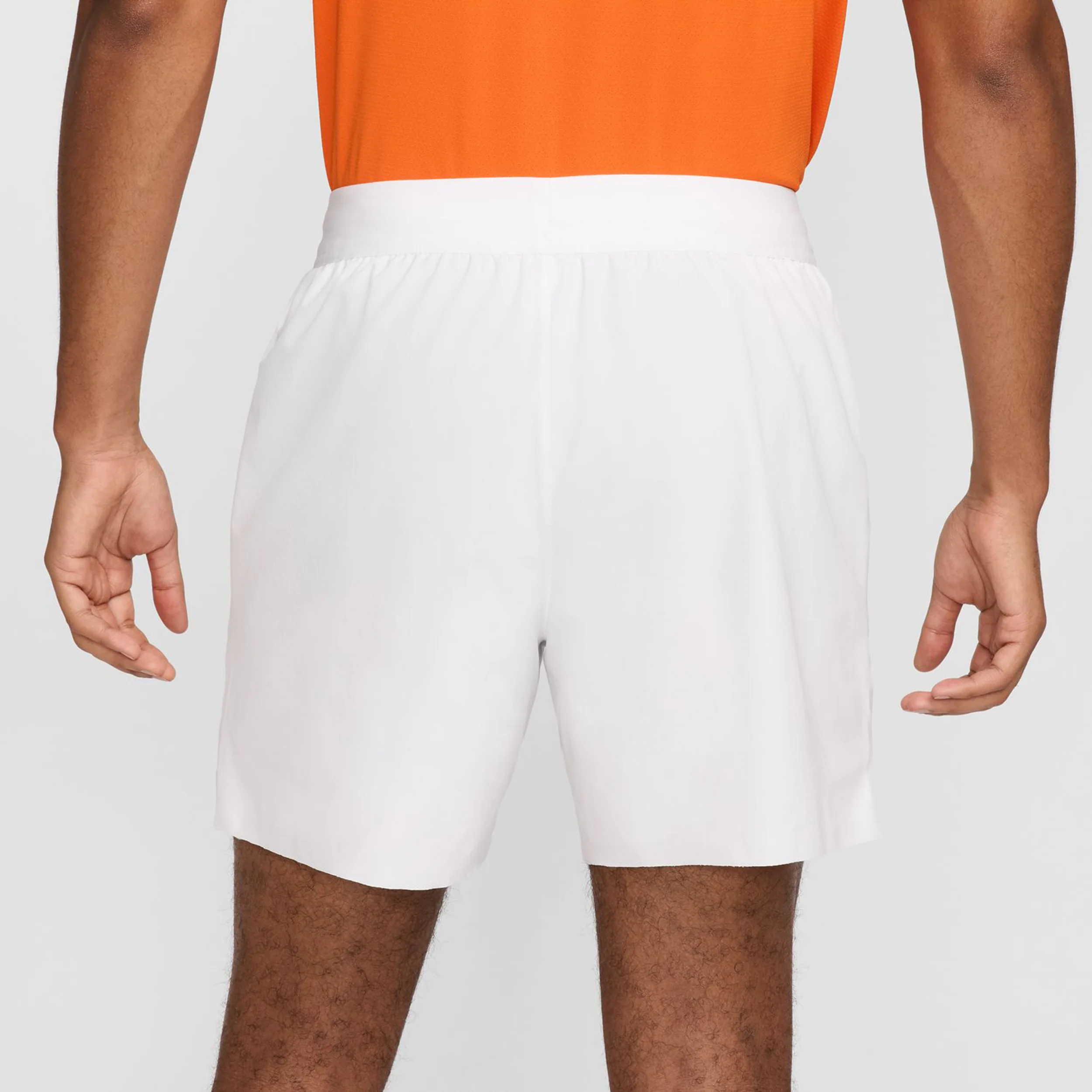 Court Dri-Fit Advantage 6in Shorts Herren-Weiß,Schwarz - Image 5