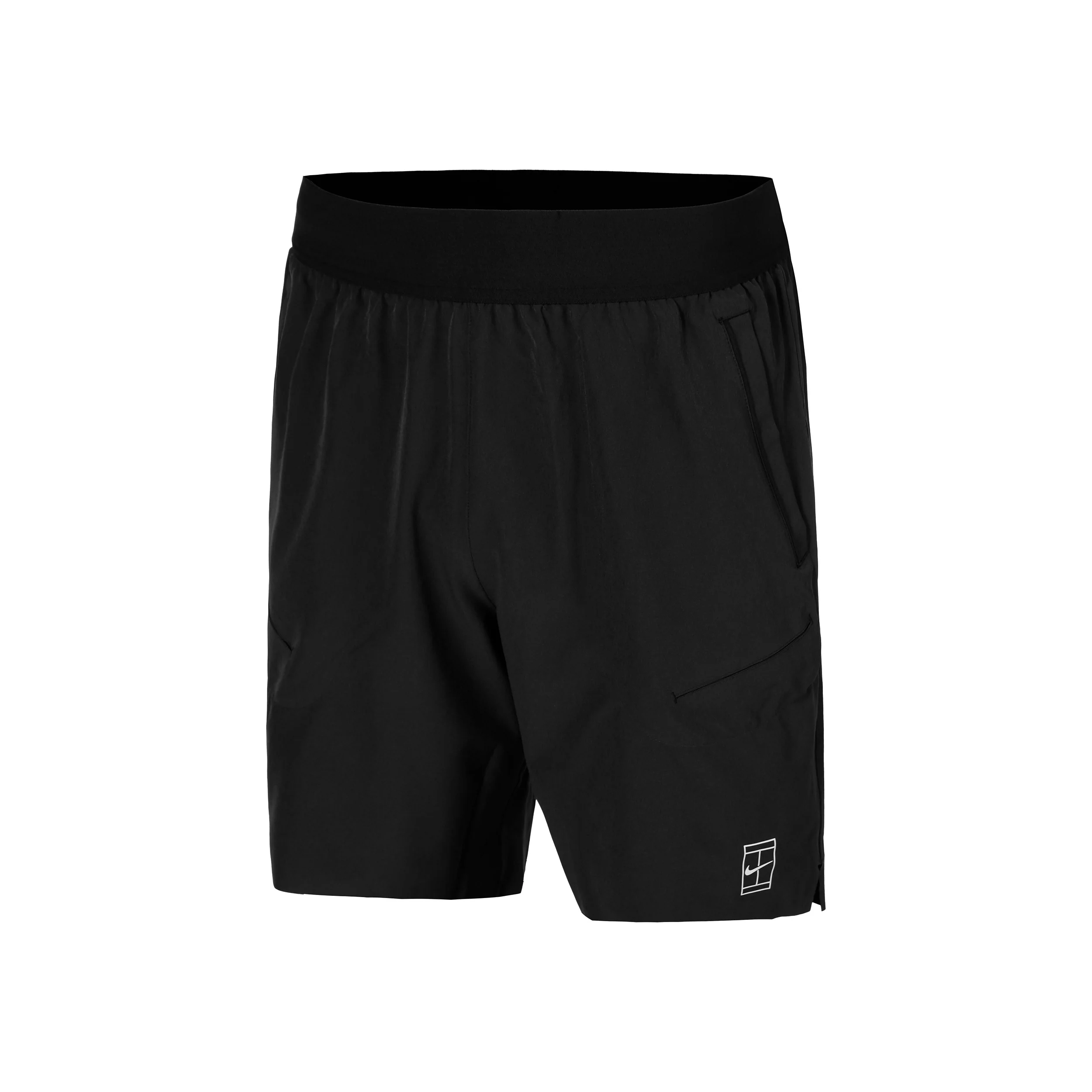 Court Dri-Fit Advantage 8in Shorts Herren-Schwarz,Weiß