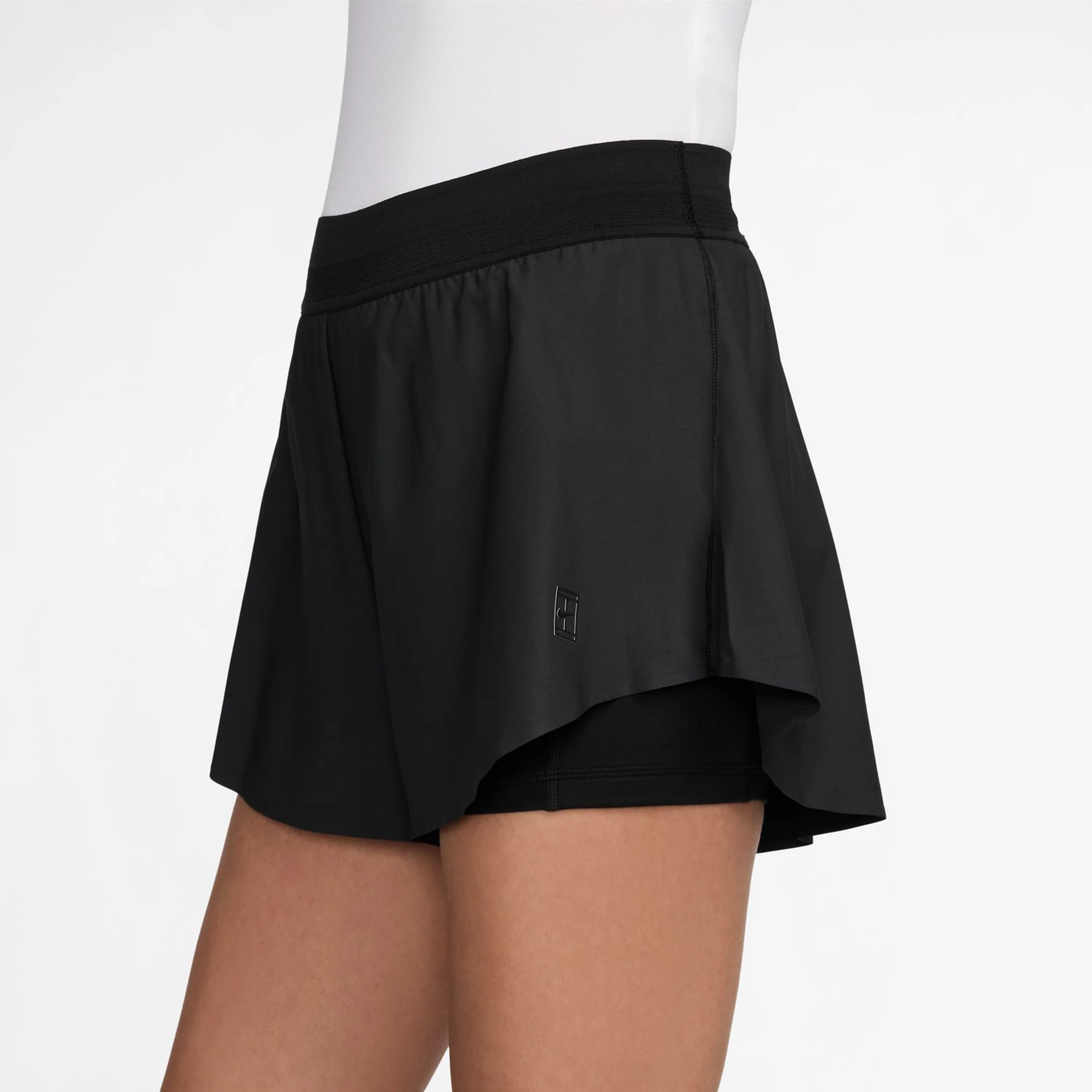 Court Dri-Fit Advantage Ace Shorts Damen - schwarz, schwarz - Image 3