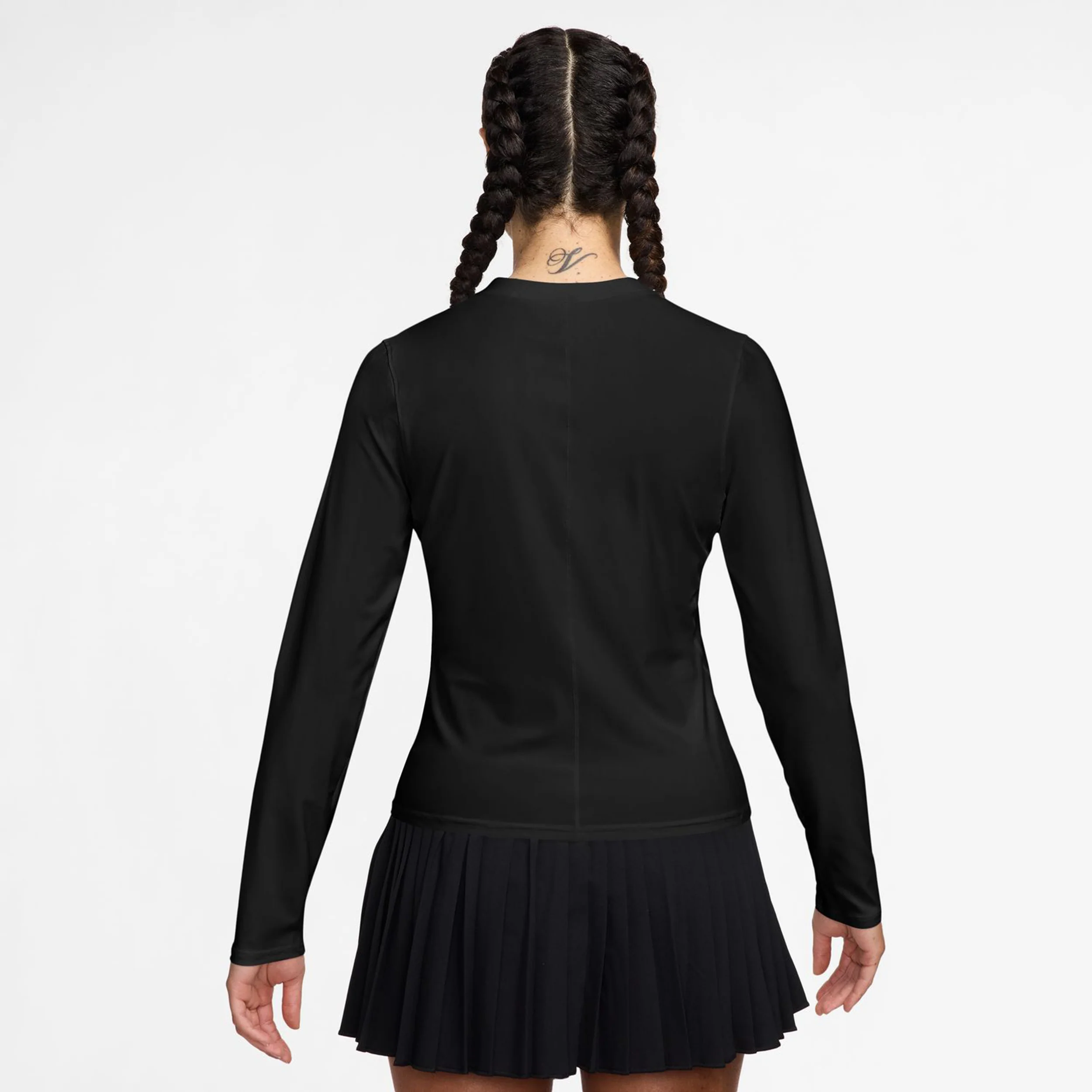 Court Dri-Fit Advantage Longsleeve Damen-Schwarz,Schwarz - Image 5