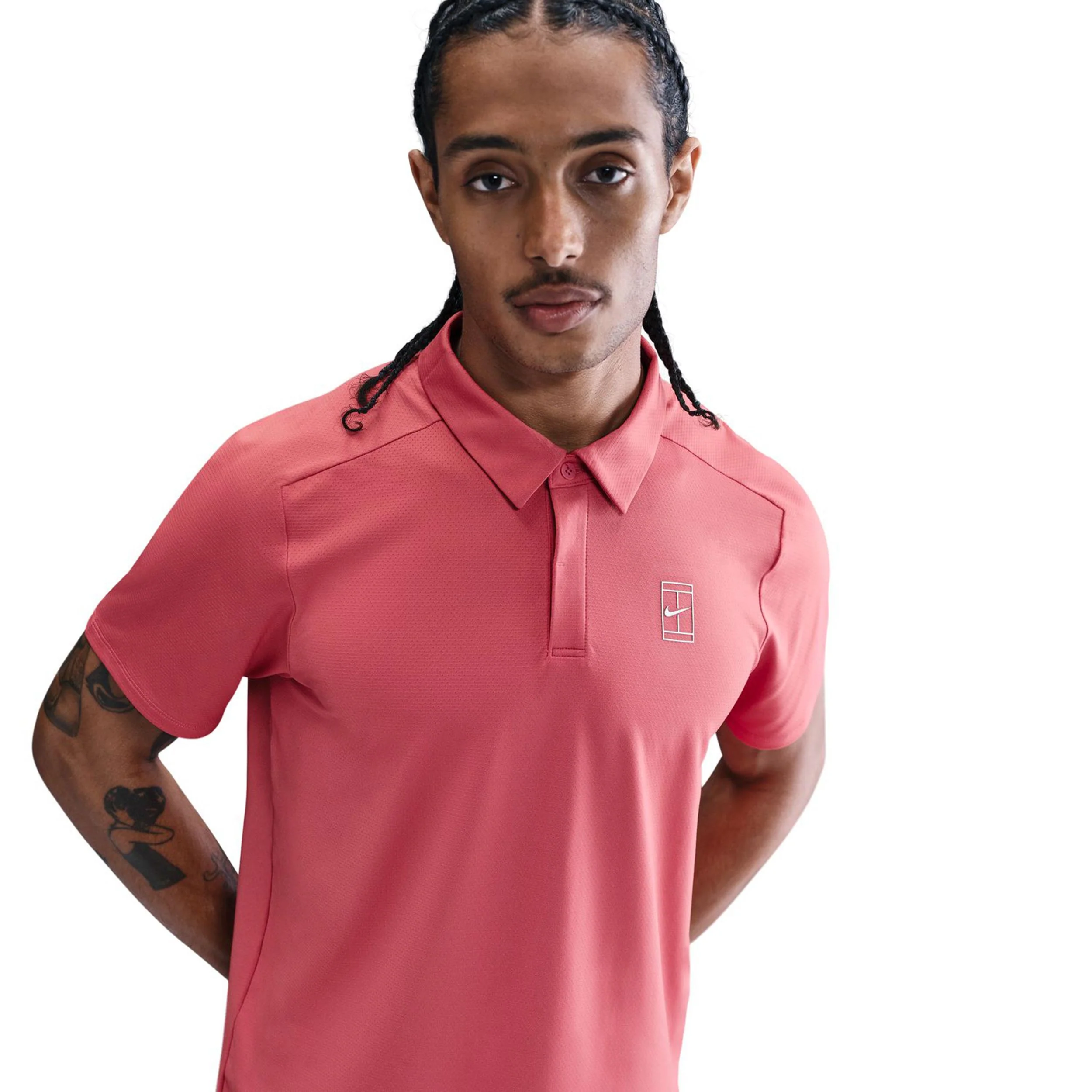 Court Dri-Fit Advantage Polo Herren-Berry - Image 4