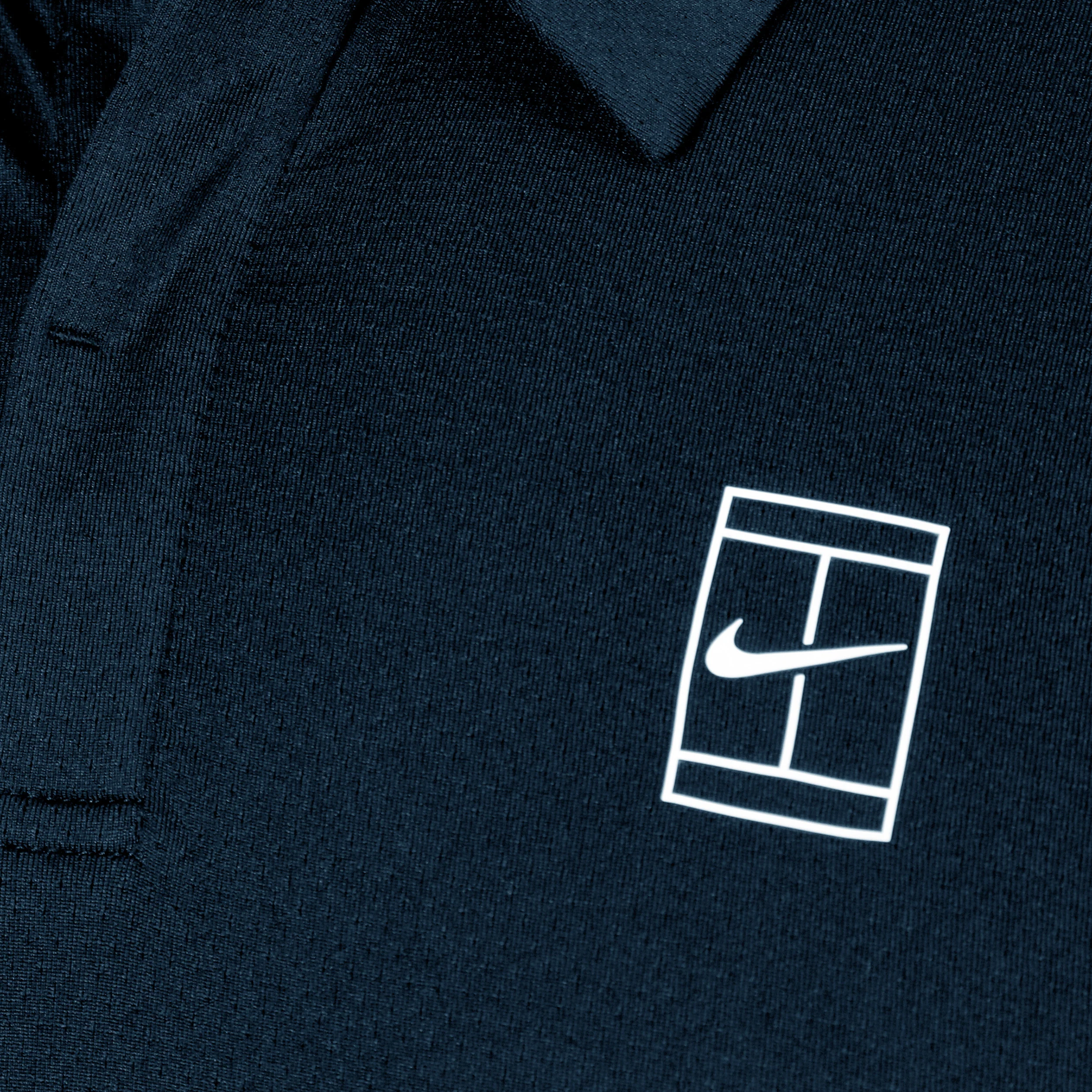 Court Dri-Fit Advantage Polo Herren-Dunkelblau,Weiß - Image 3