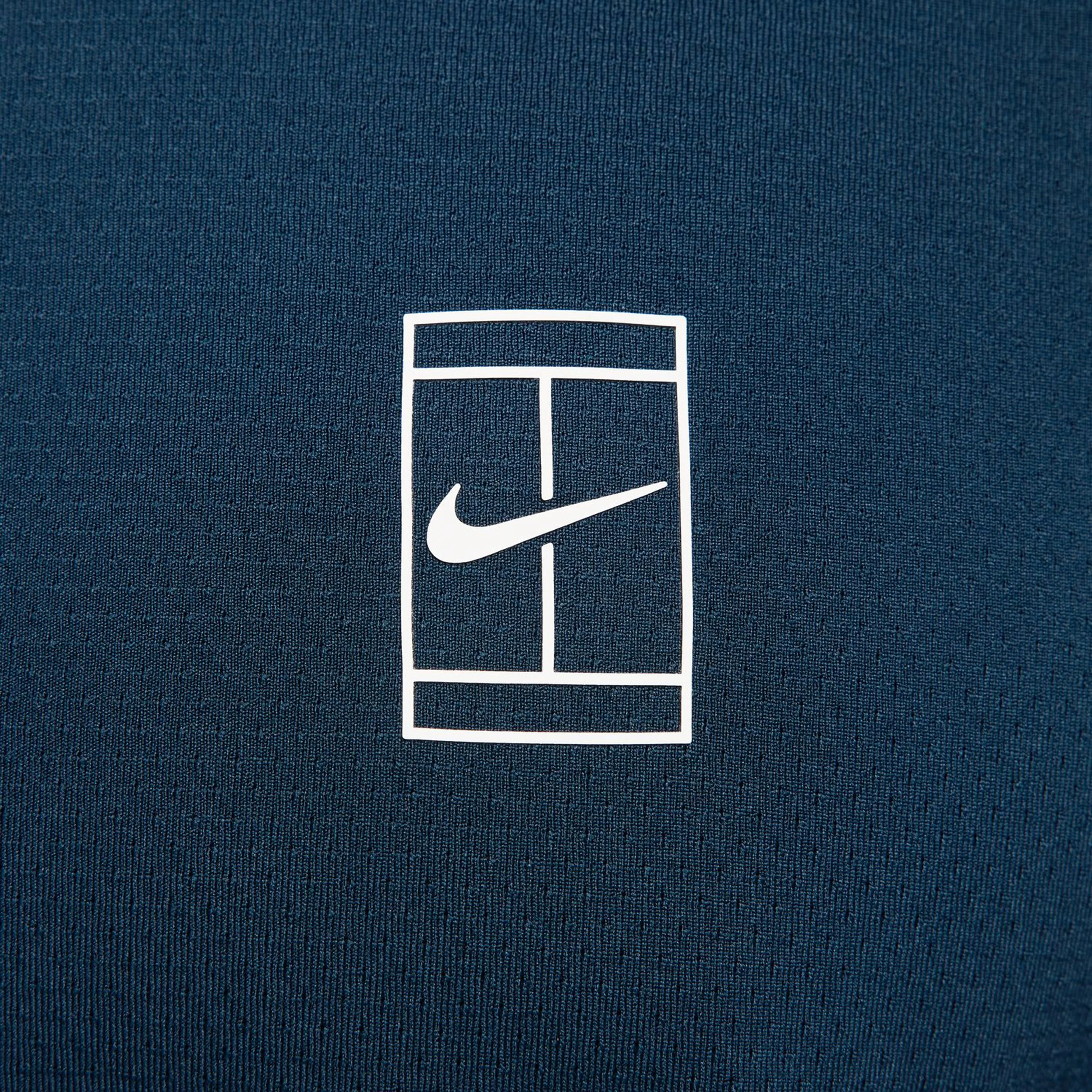 Court Dri-Fit Advantage Polo Herren-Dunkelblau,Weiß - Image 9