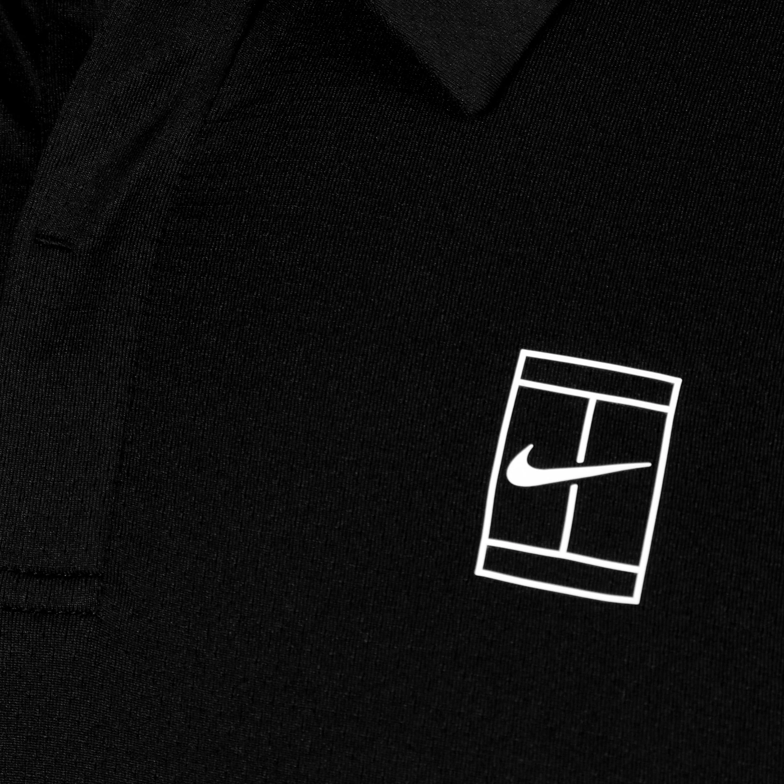 Court Dri-FIT Advantage Polo Herren-schwarz - Image 3