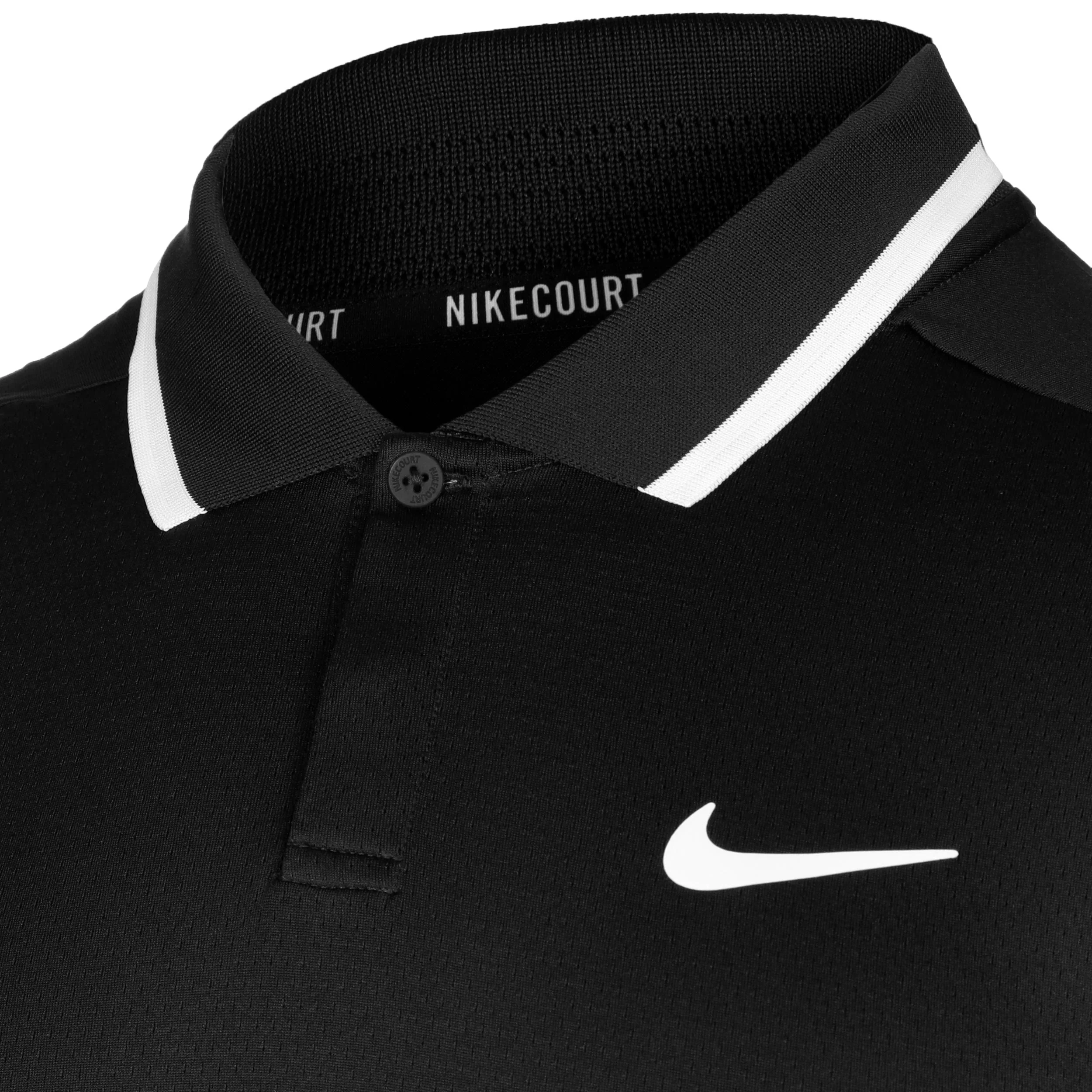 Court Dri-Fit Advantage Polo Herren-Schwarz,Weiß - Image 3