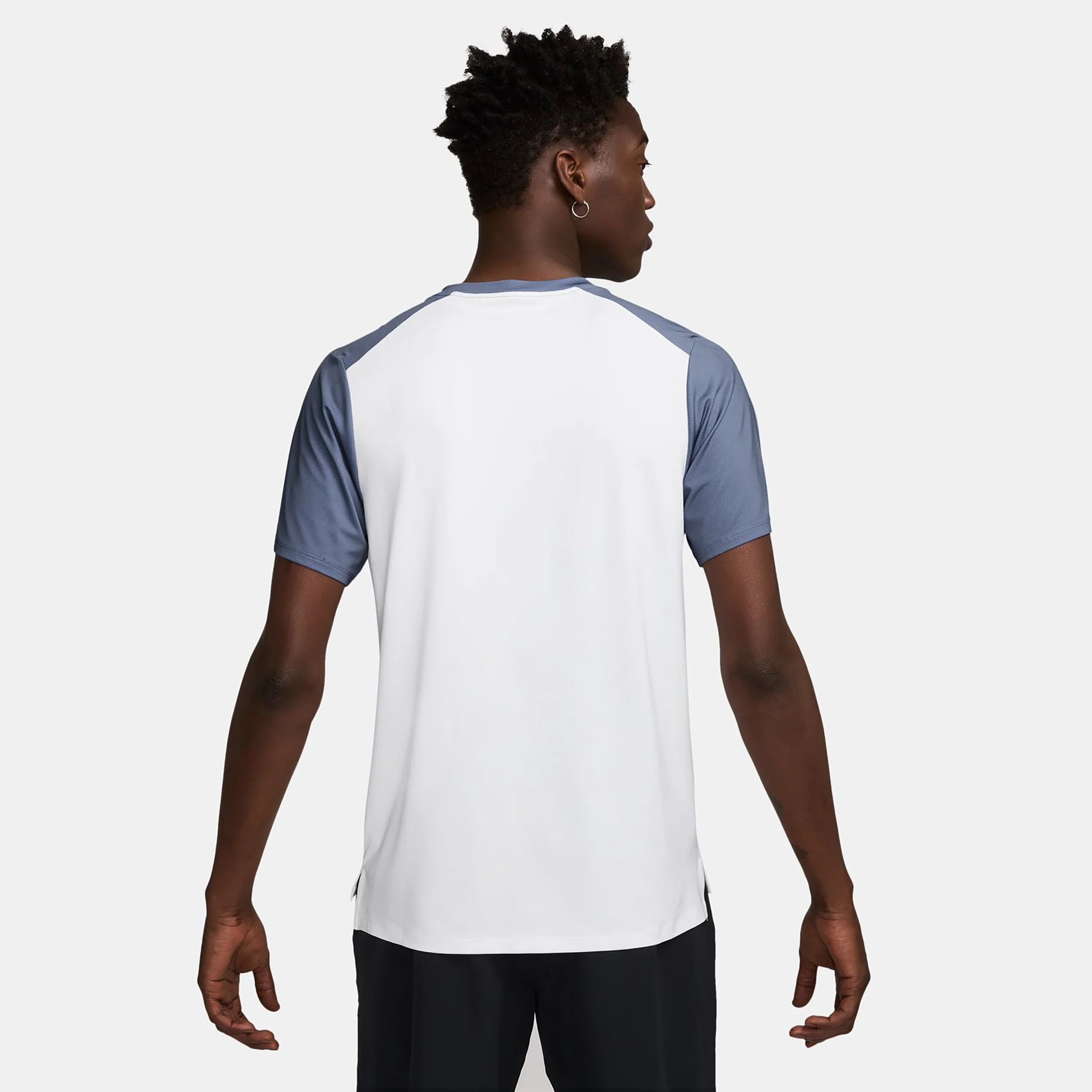 Court Dri-Fit Advantage Print T-Shirt Herren-Blaugrau - Image 2