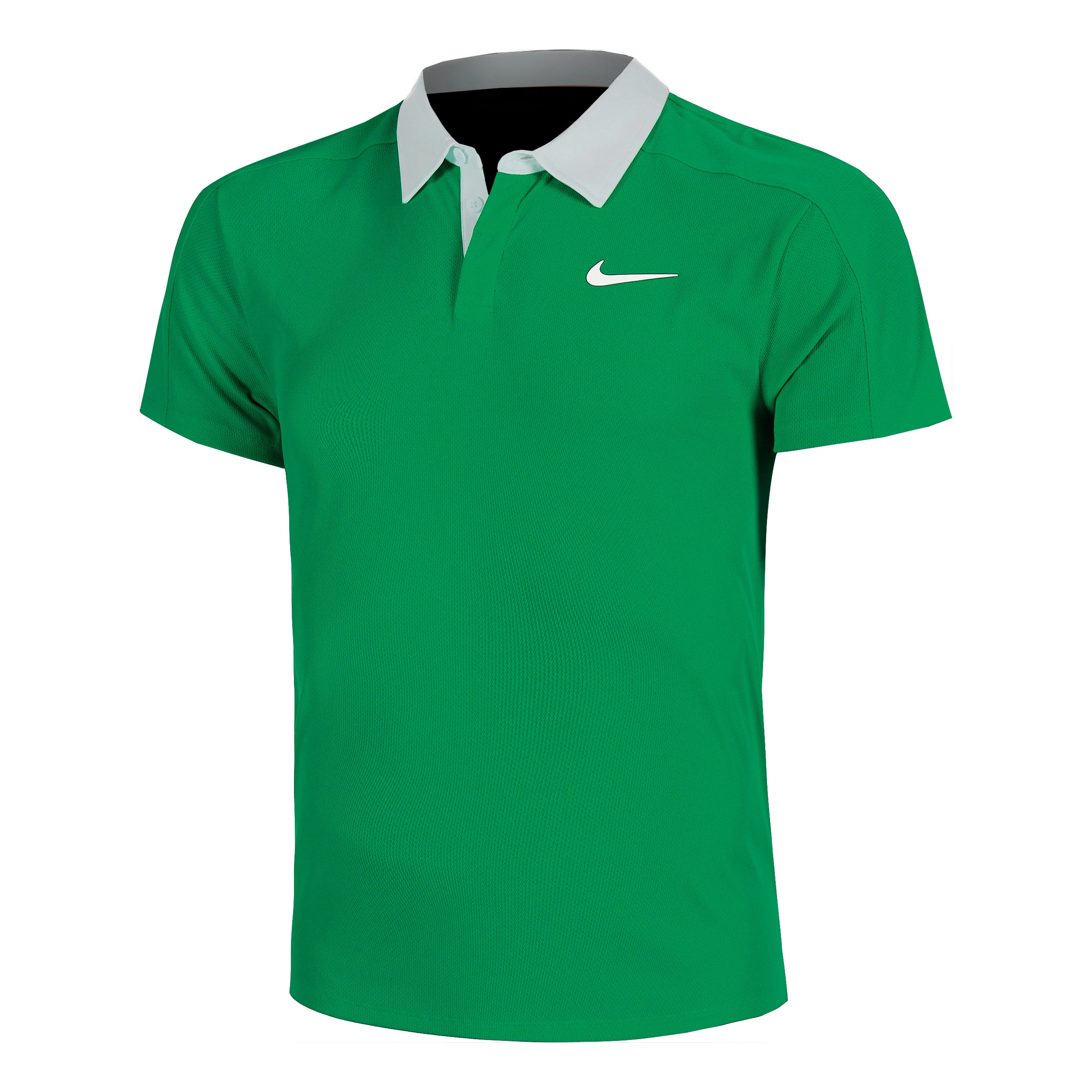 Court Dri-Fit Advantage Slam Polo Herren-Grün,Weiß
