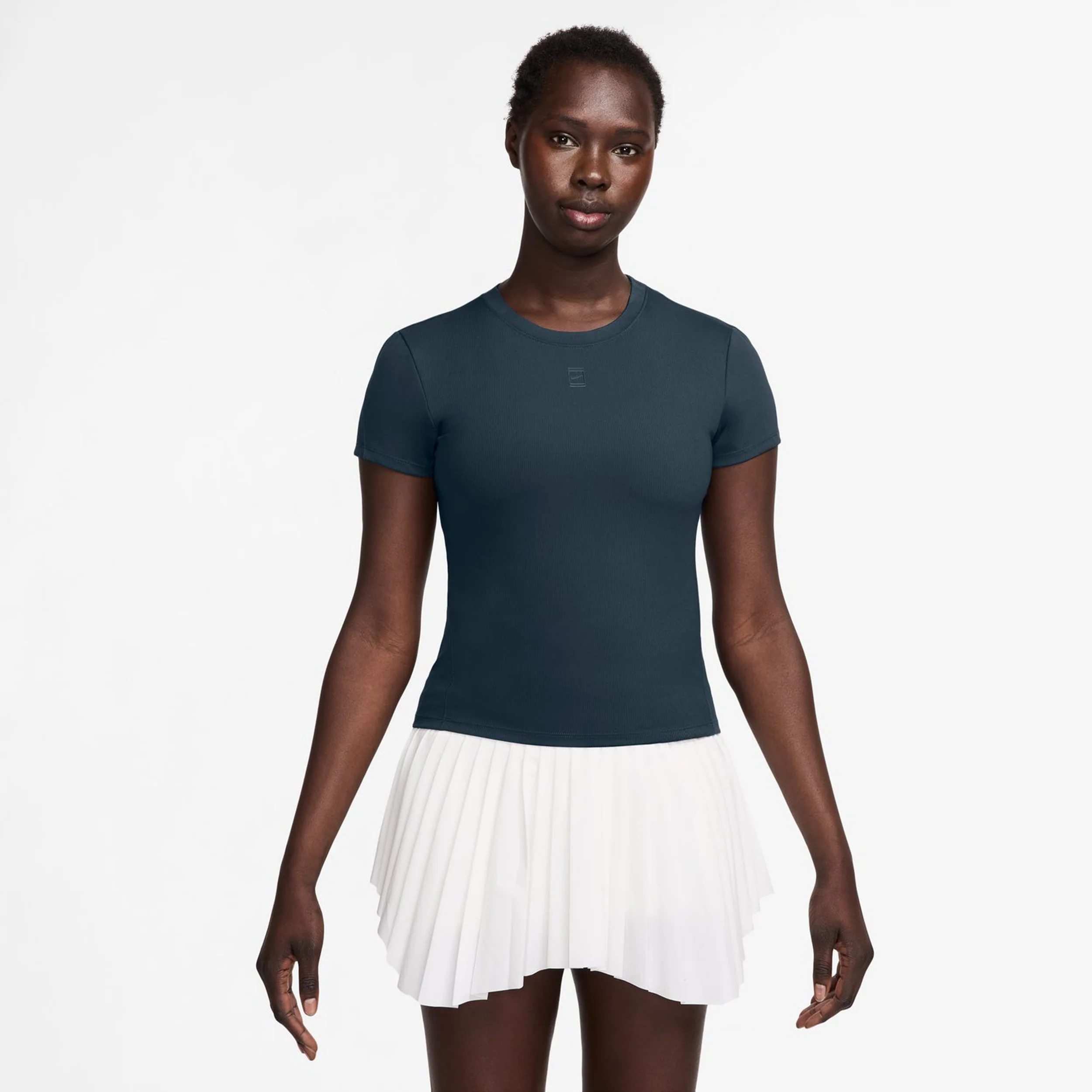 Court Dri-Fit Advantage T-Shirt Damen-Dunkelblau,Dunkelblau - Image 4
