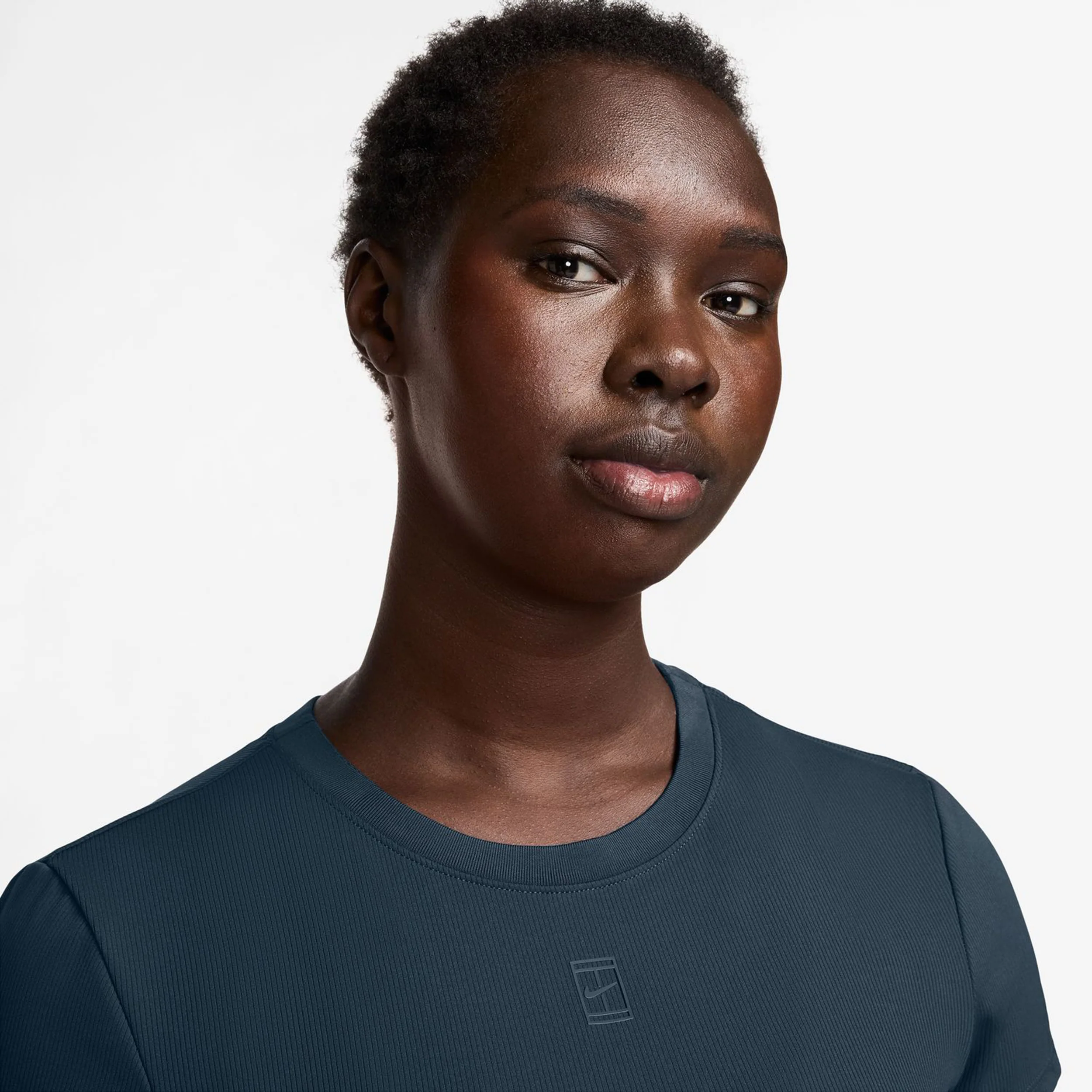 Court Dri-Fit Advantage T-Shirt Damen-Dunkelblau,Dunkelblau - Image 6