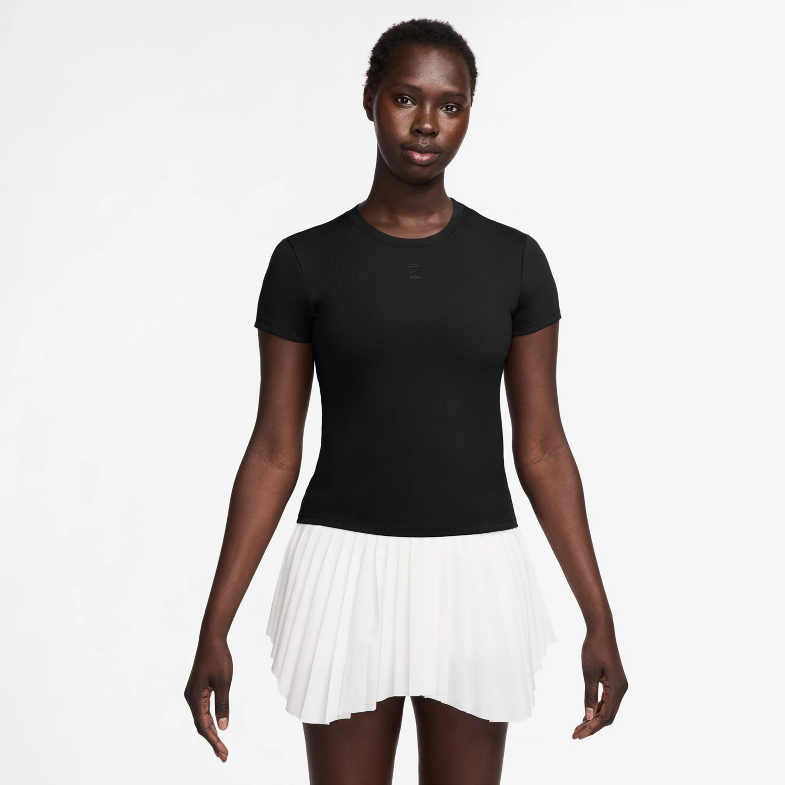 Court Dri-Fit Advantage T-Shirt Damen-Schwarz,Schwarz - Image 4