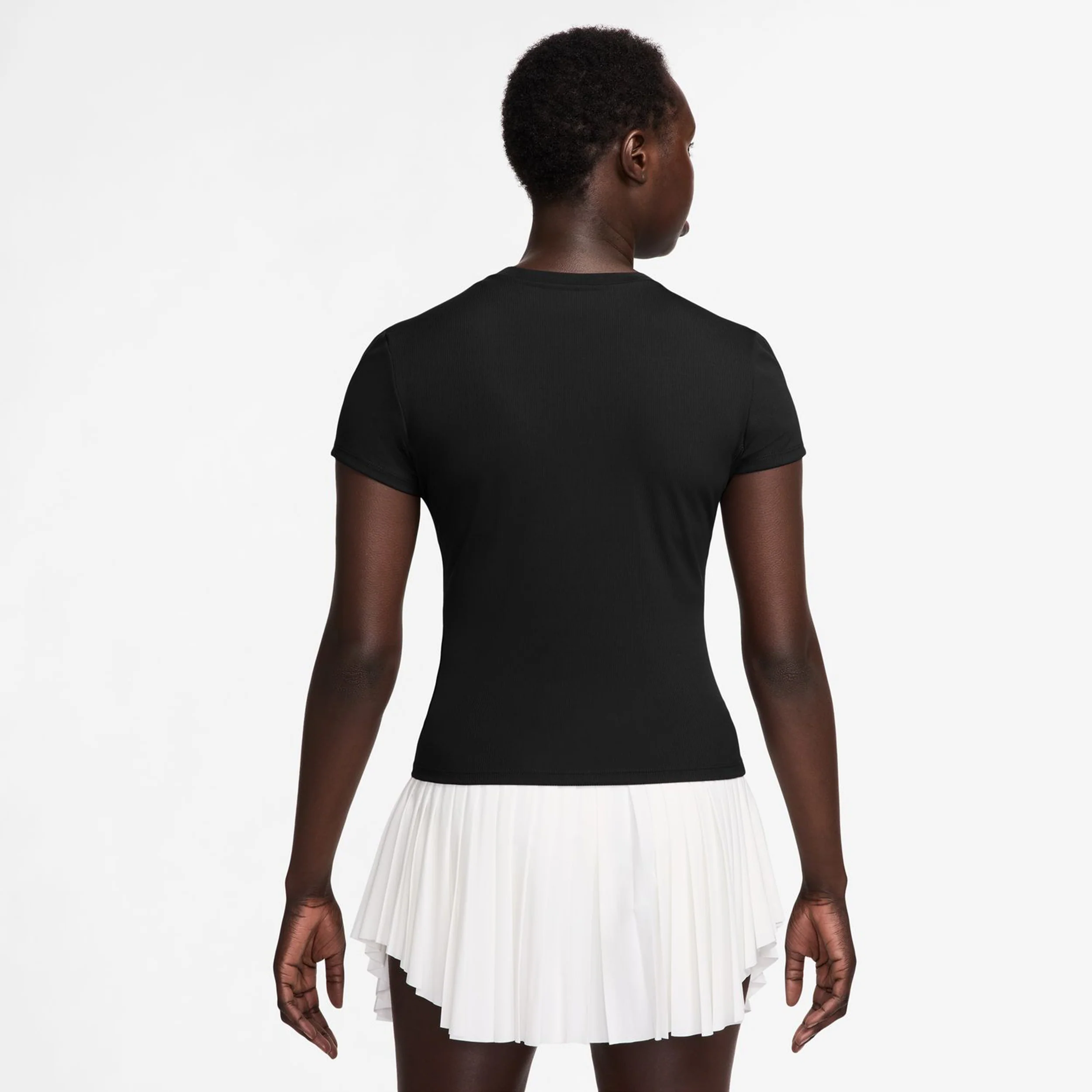 Court Dri-Fit Advantage T-Shirt Damen-Schwarz,Schwarz - Image 5