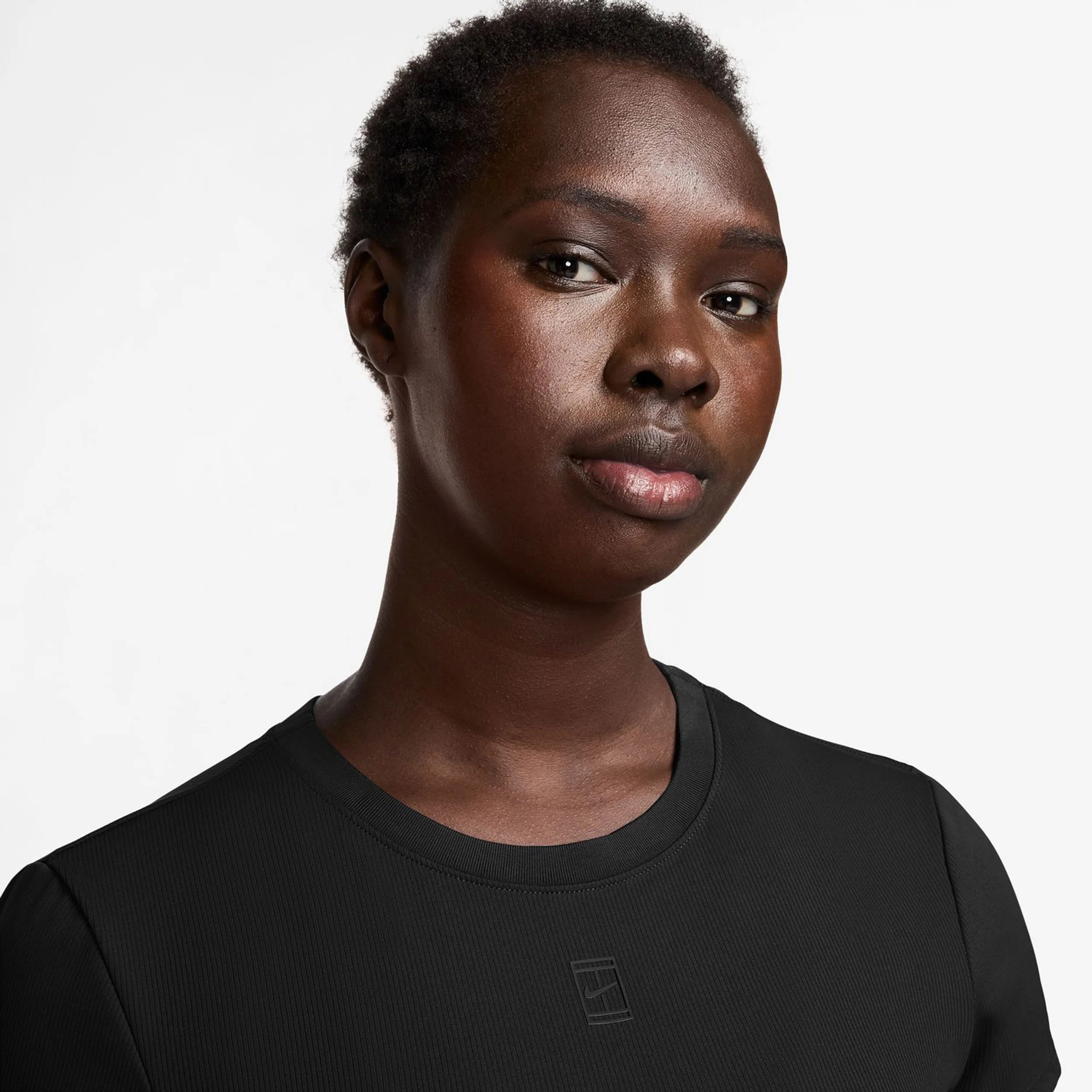 Court Dri-Fit Advantage T-Shirt Damen-Schwarz,Schwarz - Image 6