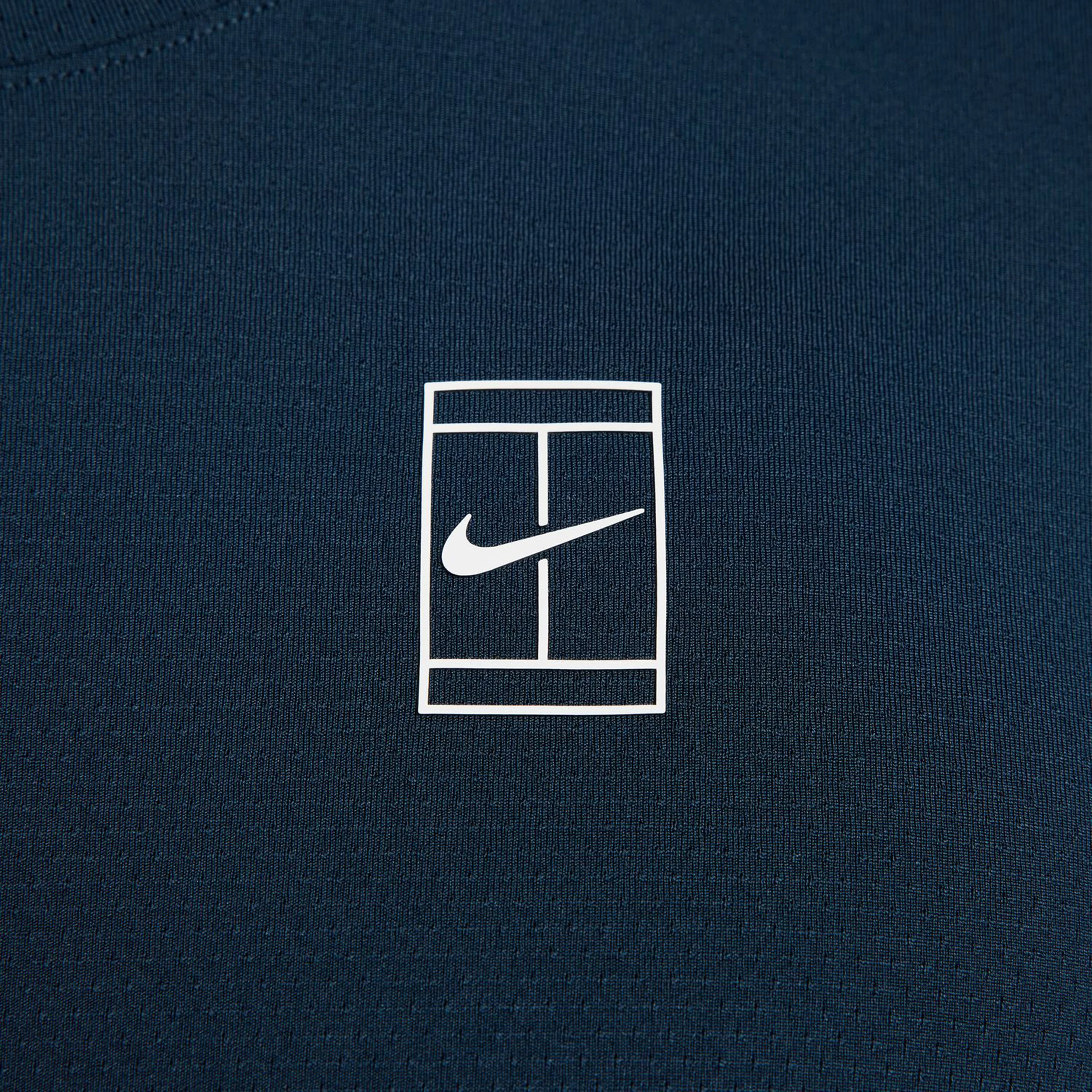 Court Dri-Fit Advantage T-Shirt Herren-Dunkelblau,Weiß - Image 7