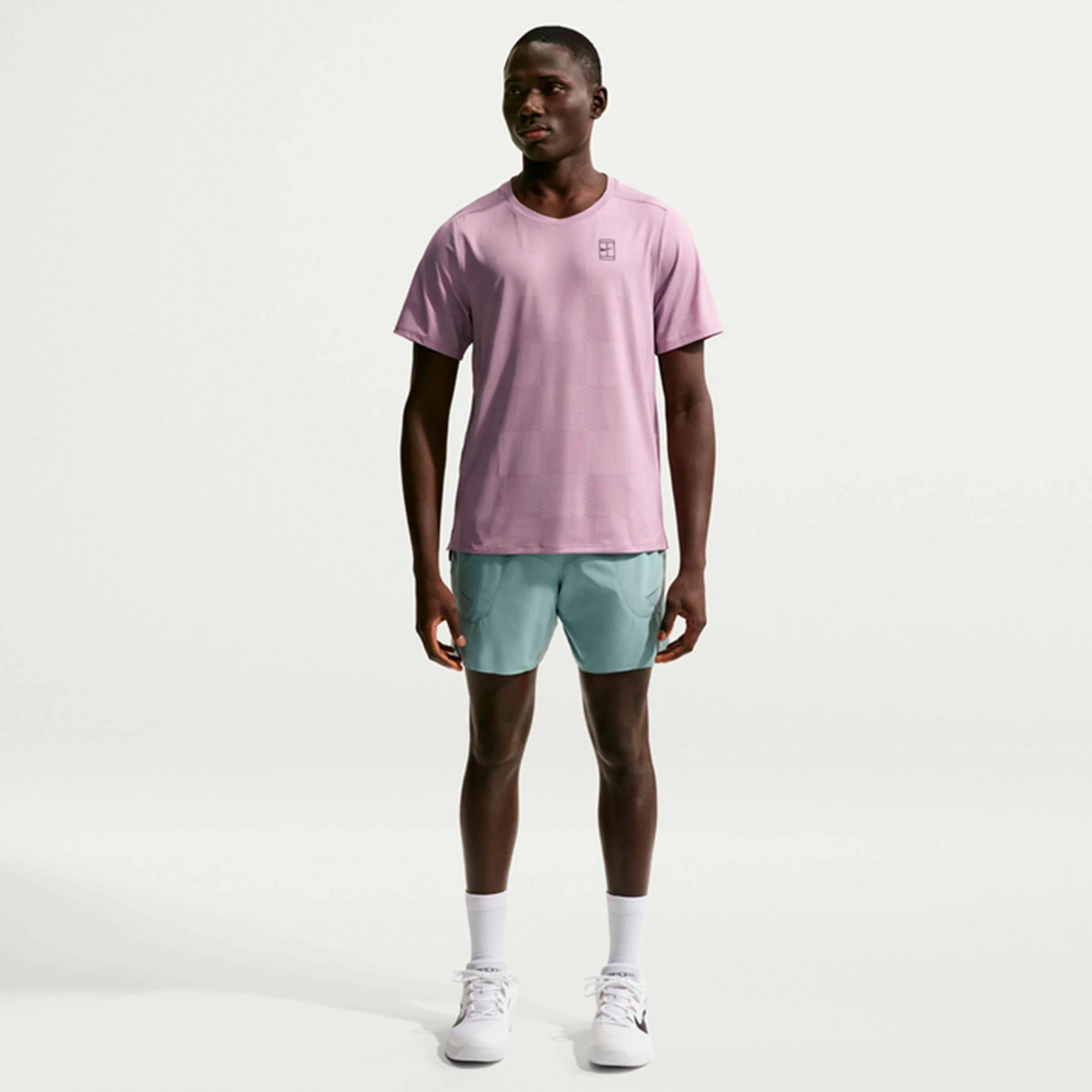Court Dri-Fit Advantage T-Shirt Herren - mauve - Image 2
