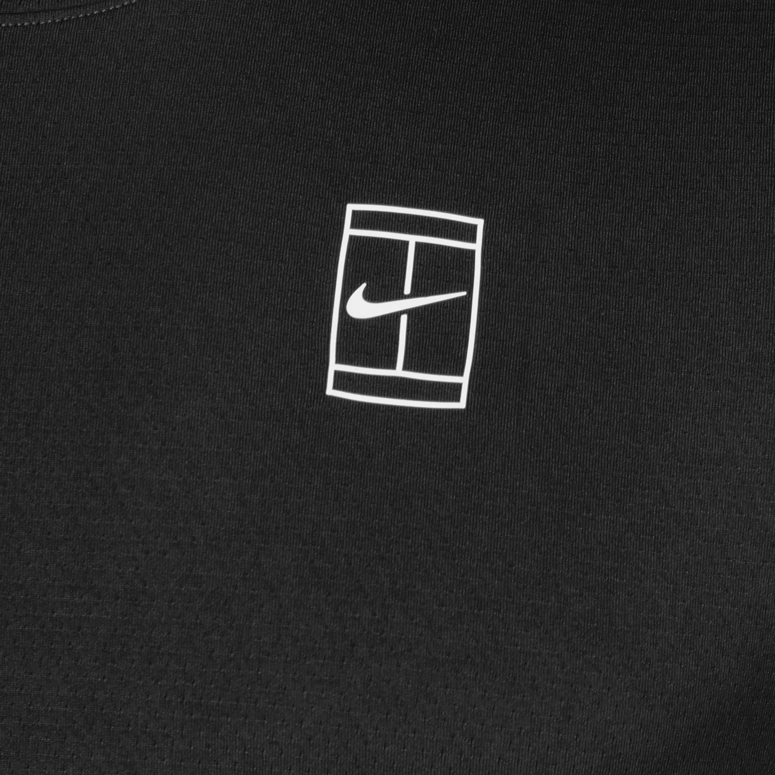 Court Dri-Fit Advantage T-Shirt Herren-Schwarz,Weiß - Image 3