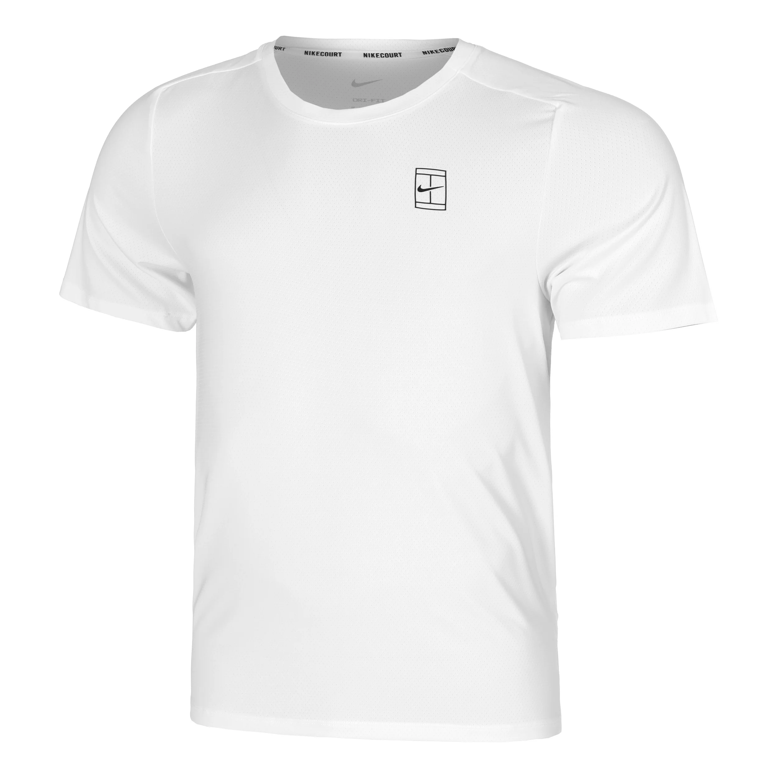 Court Dri-Fit Advantage T-Shirt Herren-Weiß,Schwarz
