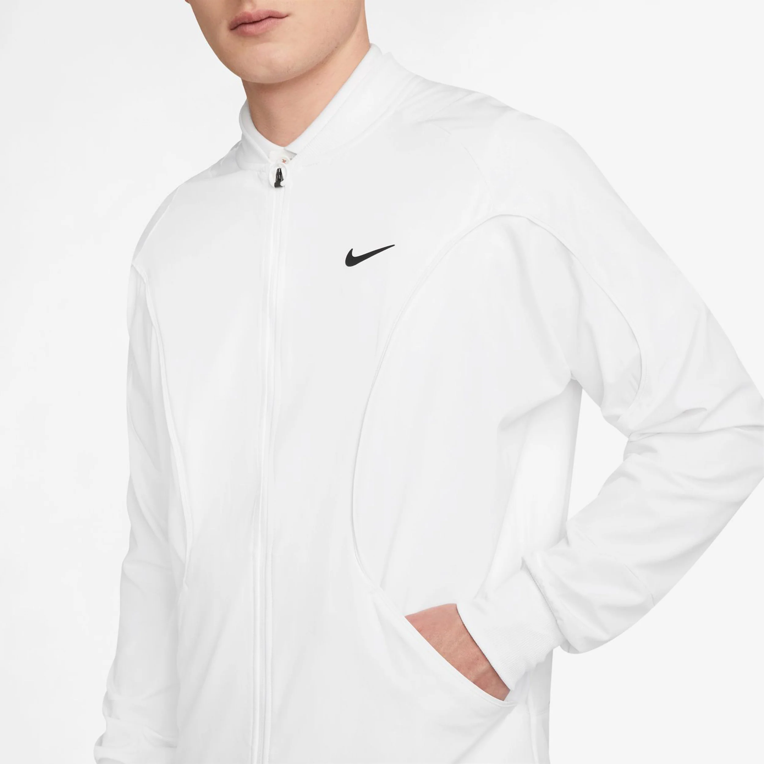 Court Dri-Fit Advantage Trainingsjacke Herren-Weiß - Image 8