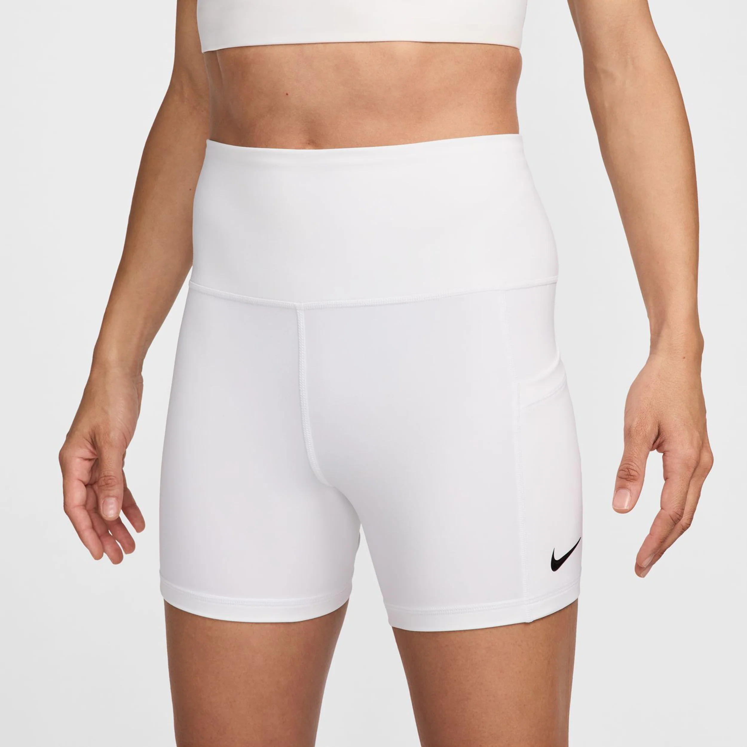 Court Dri-Fit Ballshorts Damen-Weiß - Image 4