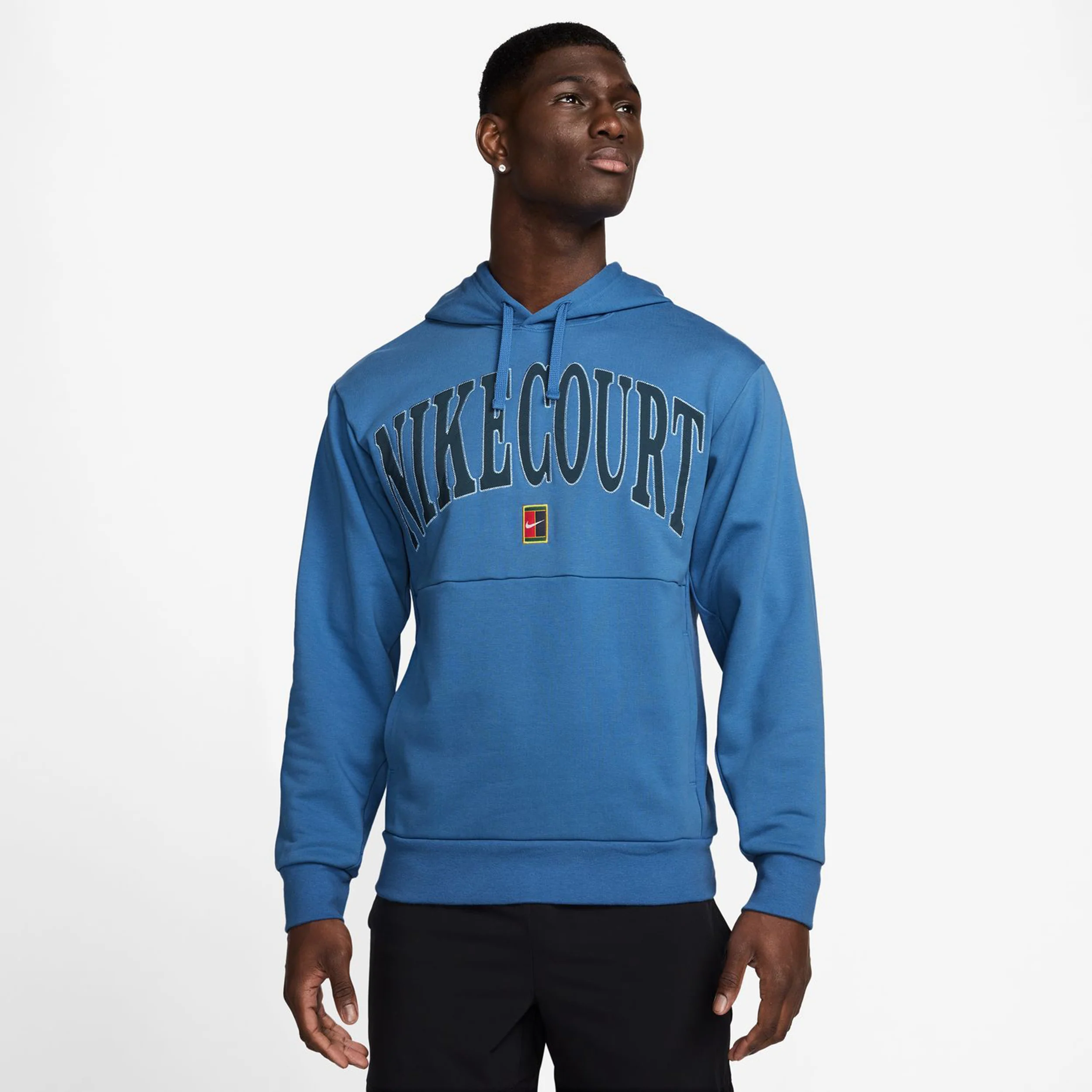 Court Dri-Fit Fleece Heritage Hoody Herren-Blau,Dunkelblau - Image 5