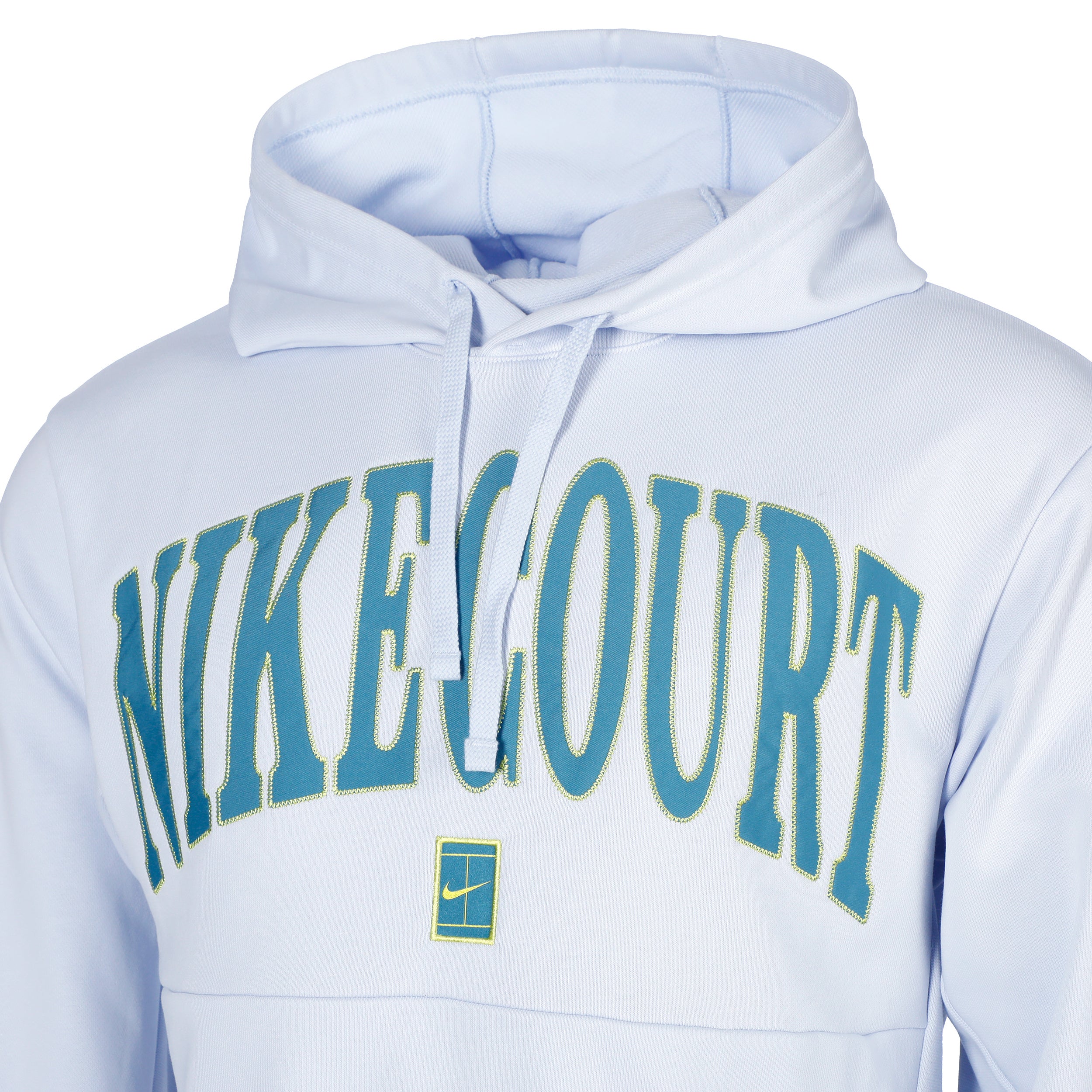 Court Dri-Fit Fleece Heritage Hoody Herren-Hellgrau,Petrol - Image 3