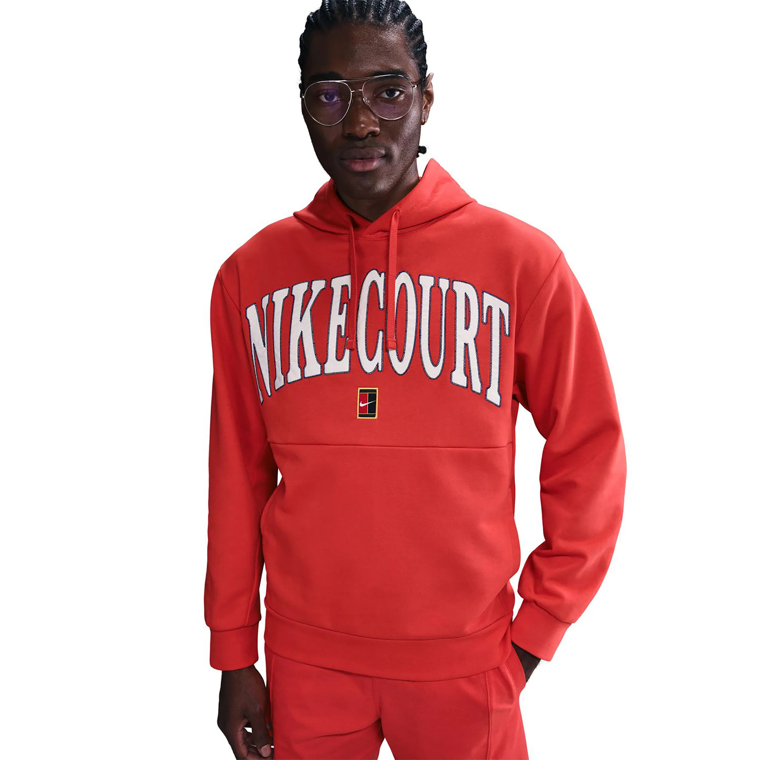 Court Dri-FIT Fleece High Rise Hoody Herren-Rot - Image 8