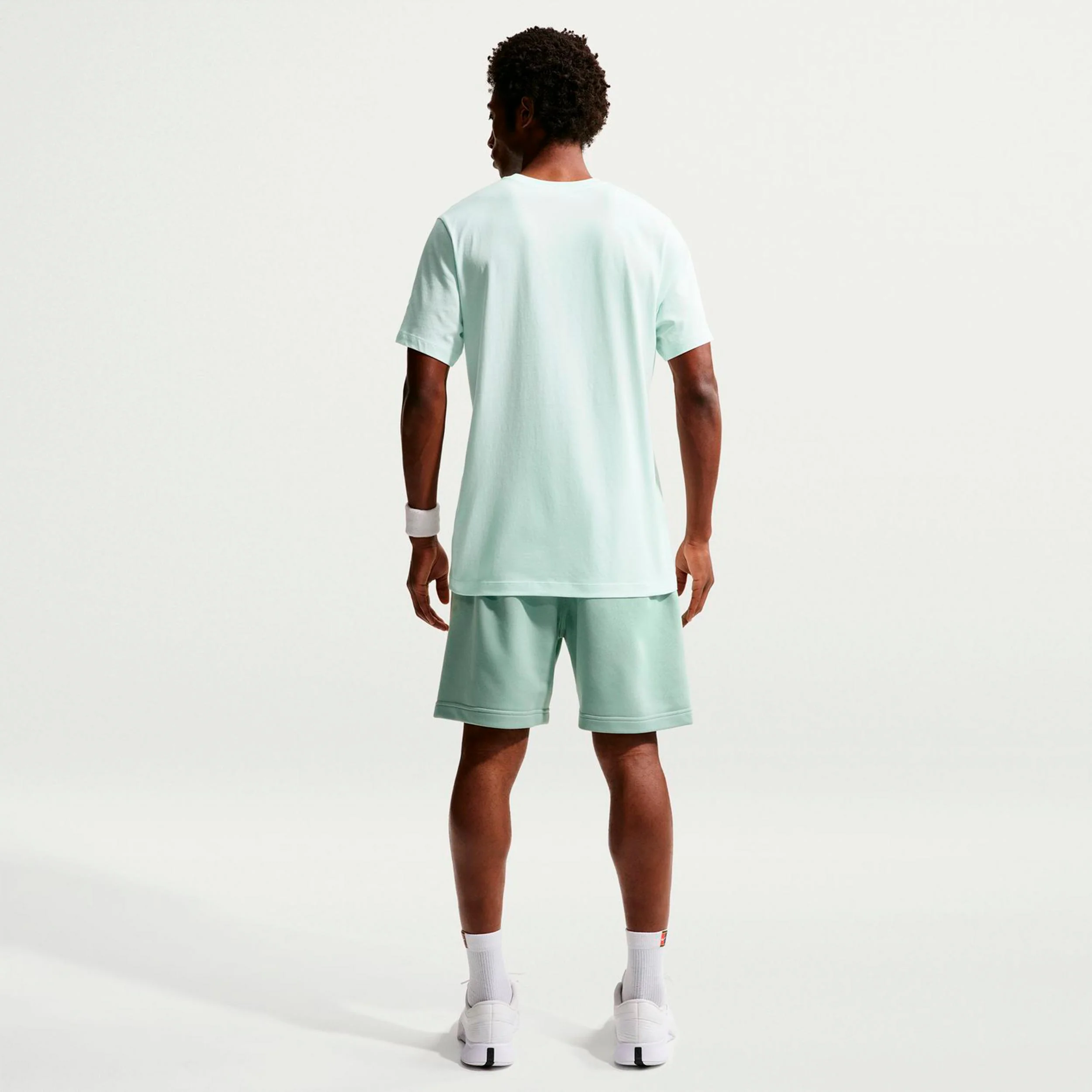 Court Dri-Fit Heritage Fleece Shorts Herren - graugrün - Image 3