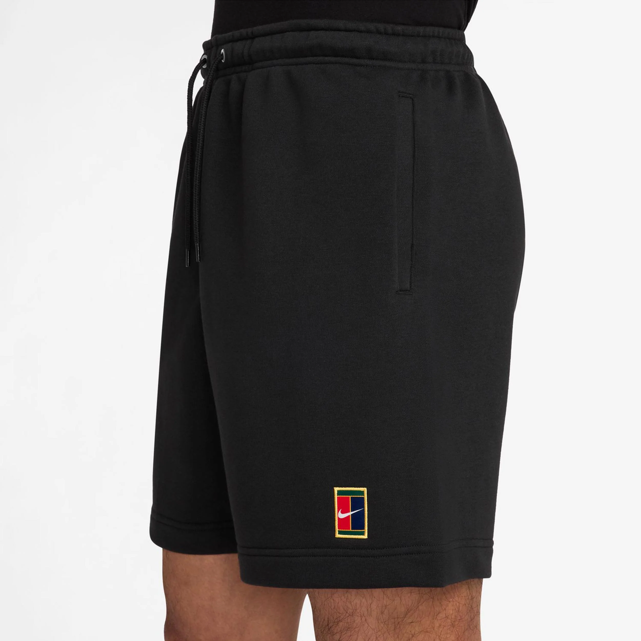 Court Dri-Fit Heritage Fleece Shorts Herren-Schwarz - Image 3
