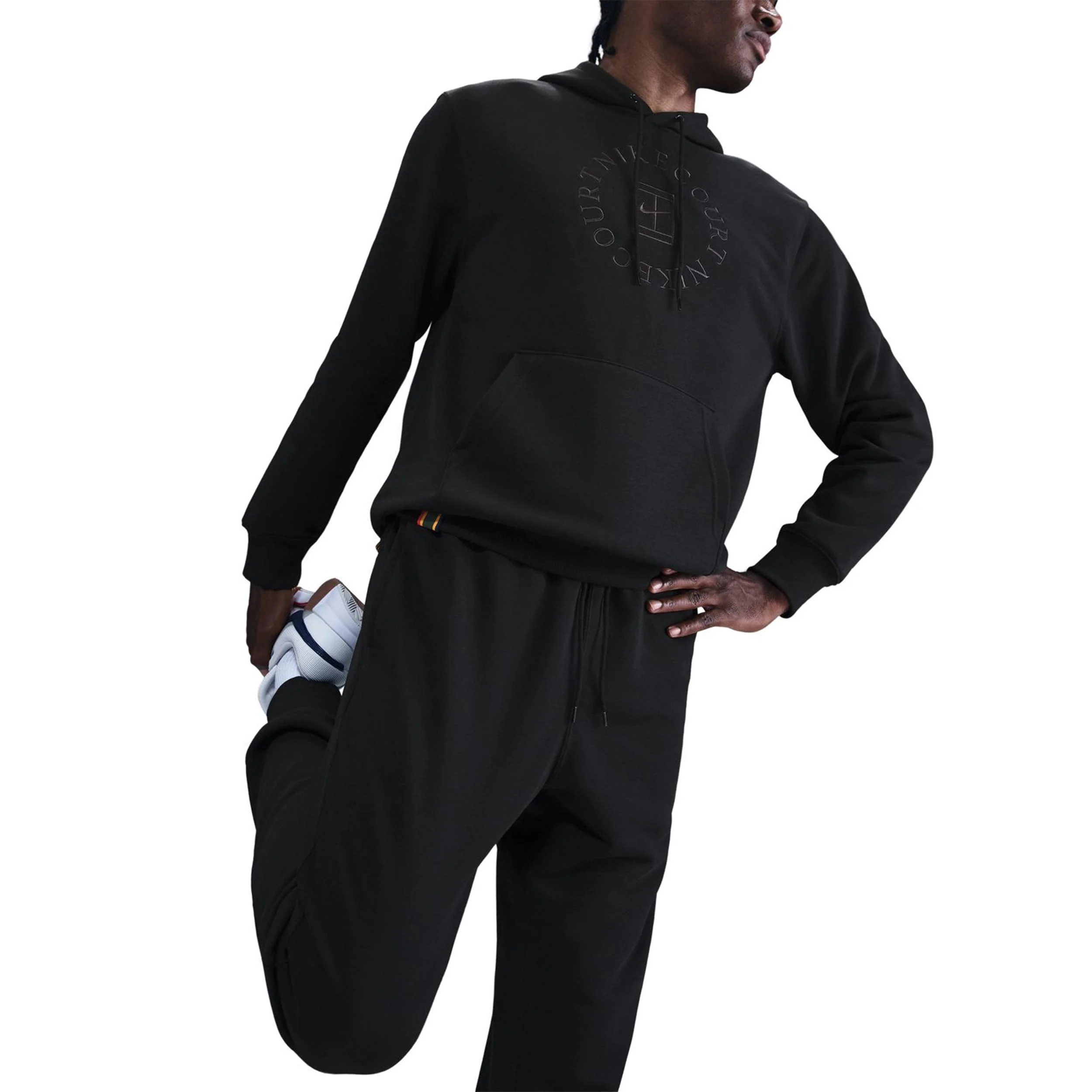 Court Dri-Fit Heritage Hoody Herren-Schwarz - Image 5