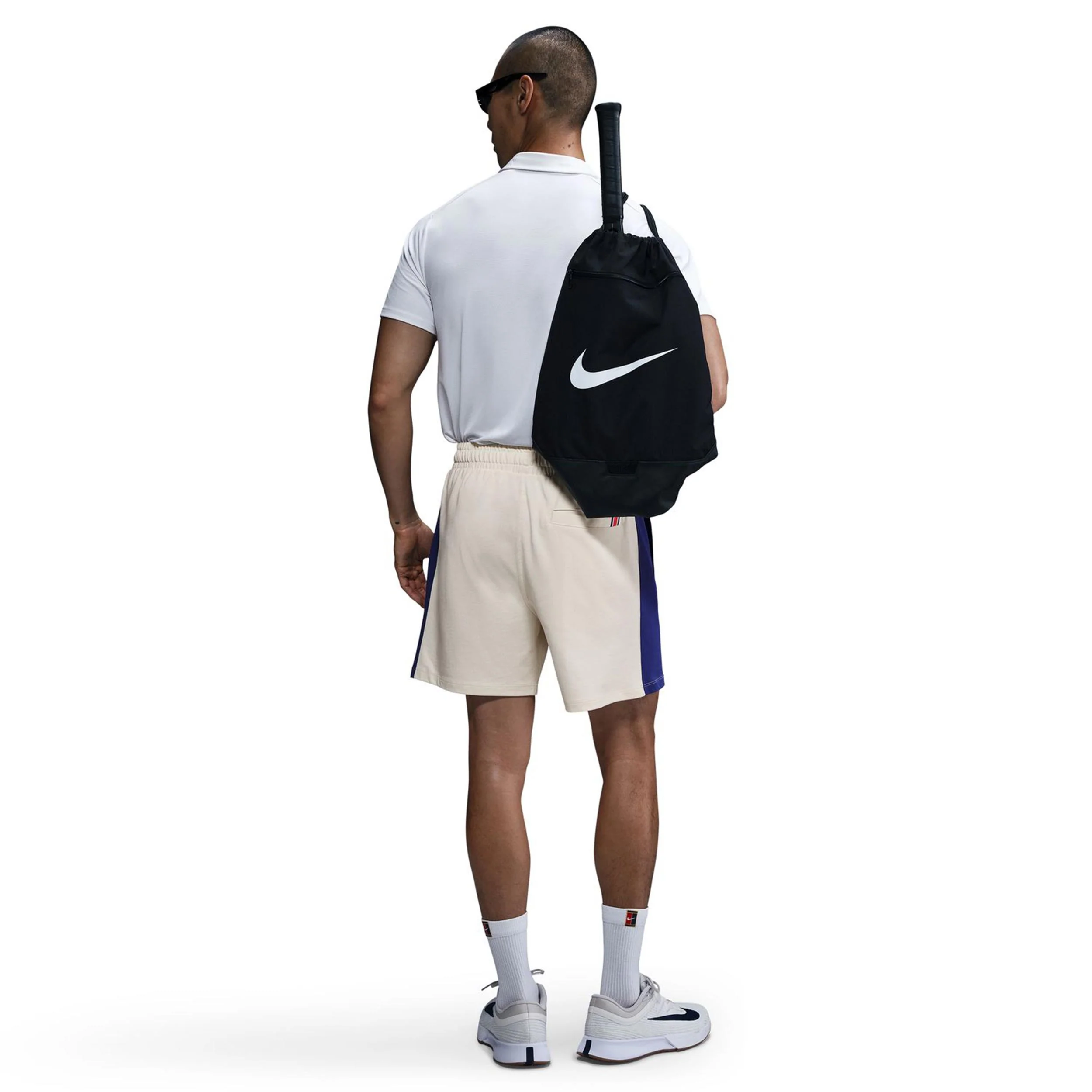 Court Dri-FIT Heritage Shorts Herren-Creme,Blau - Image 3