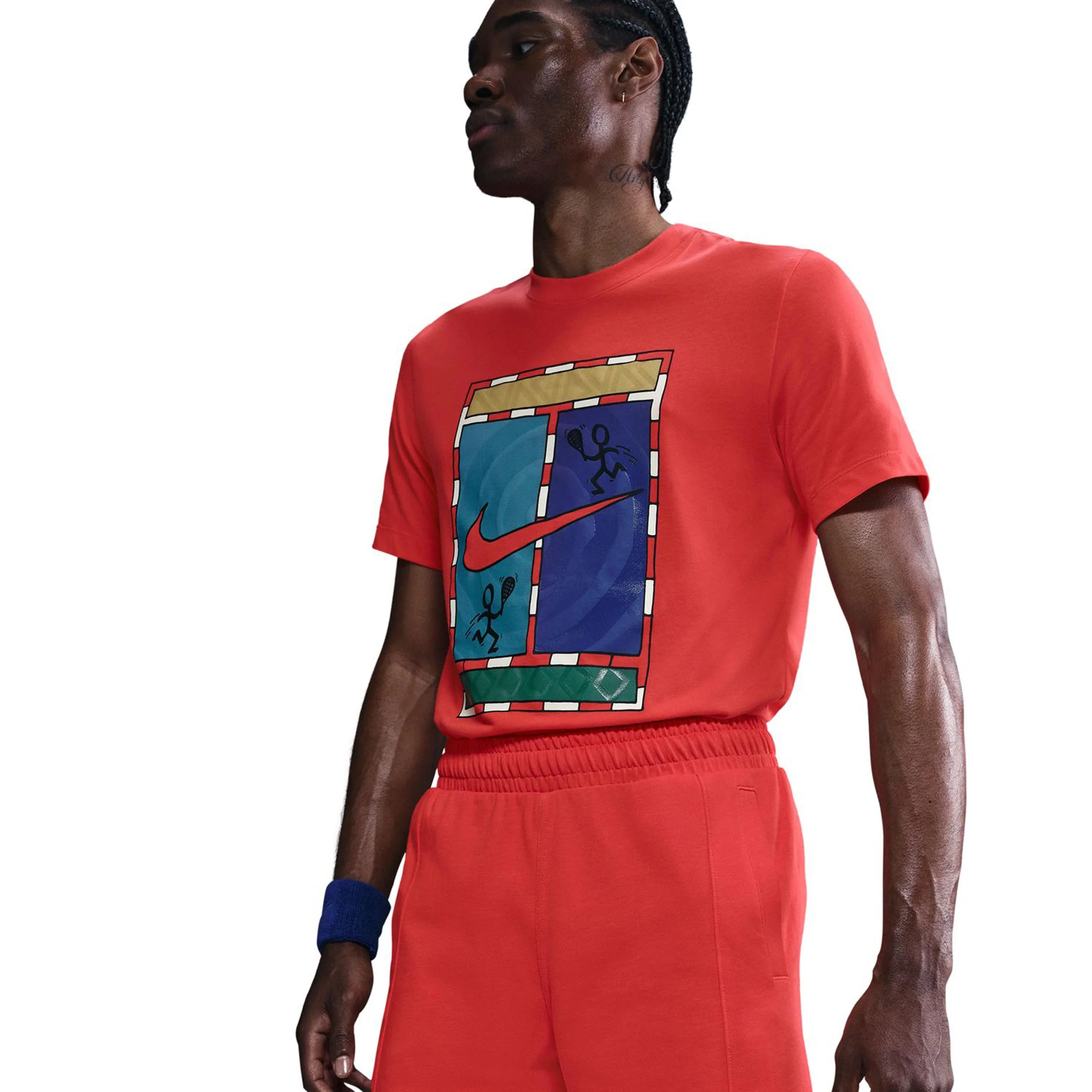 Court Dri-FIT Heritage Shorts Herren-Rot - Image 4