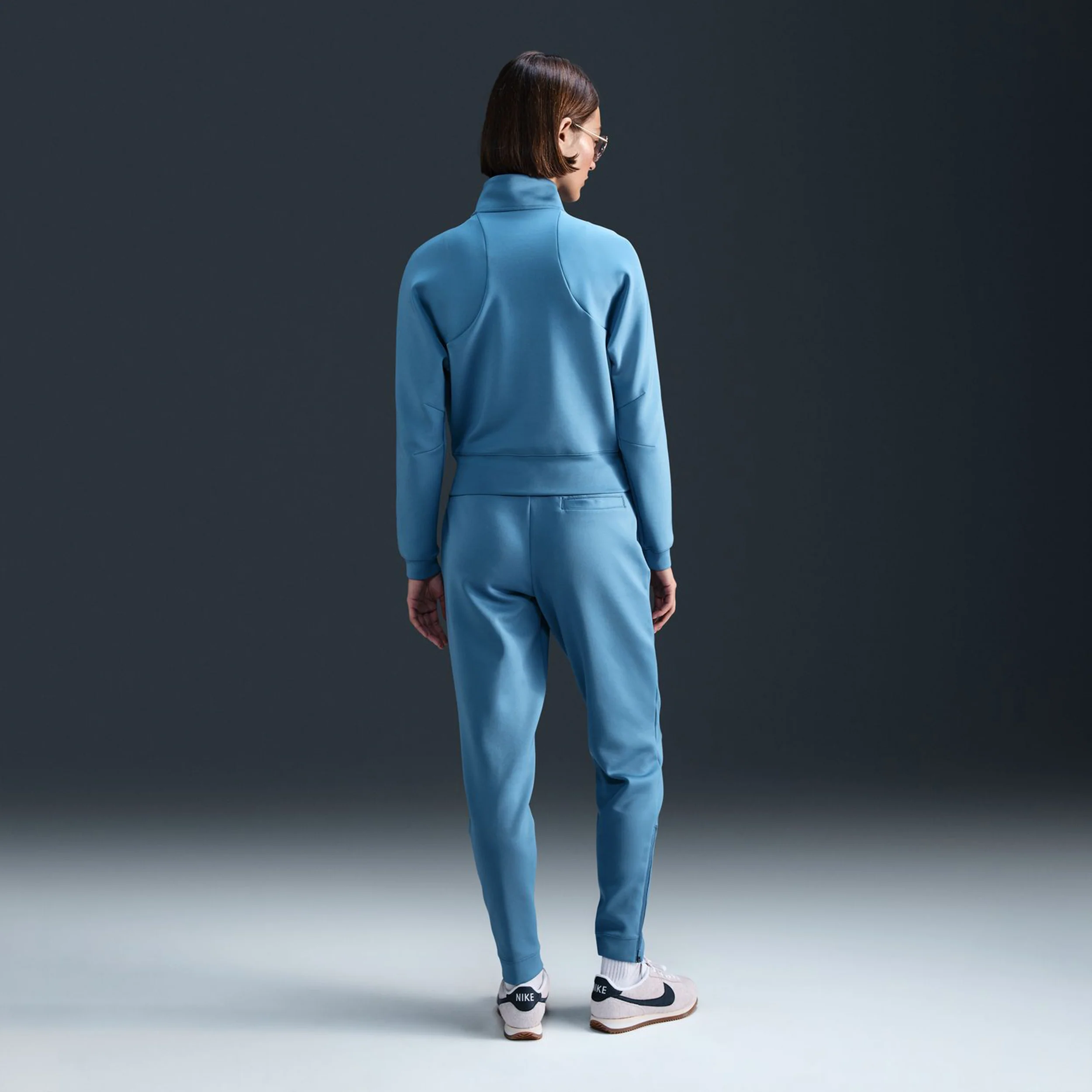 Court Dri-Fit Heritage Trainingsjacke Damen-Hellblau - Image 4
