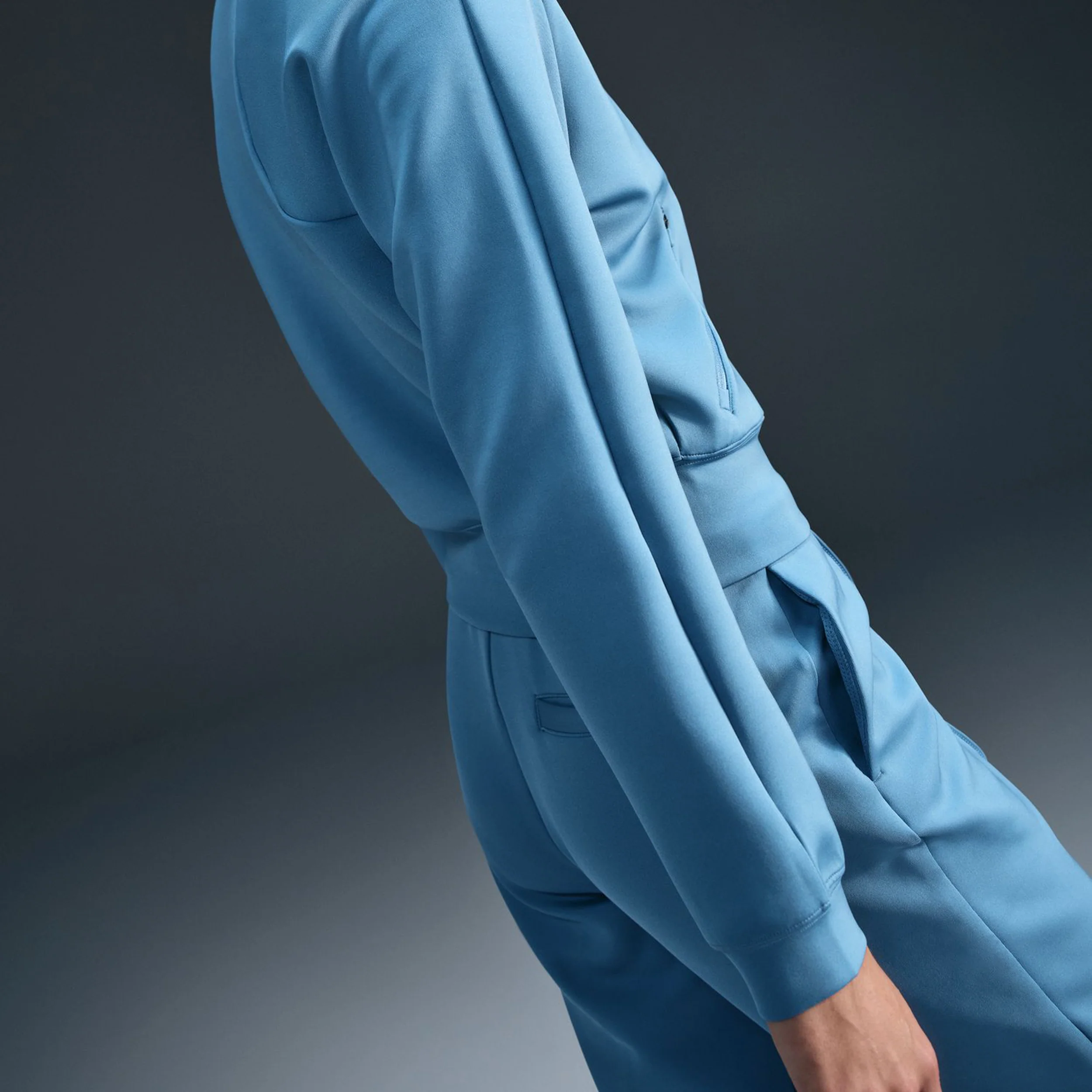 Court Dri-Fit Heritage Trainingsjacke Damen-Hellblau - Image 6