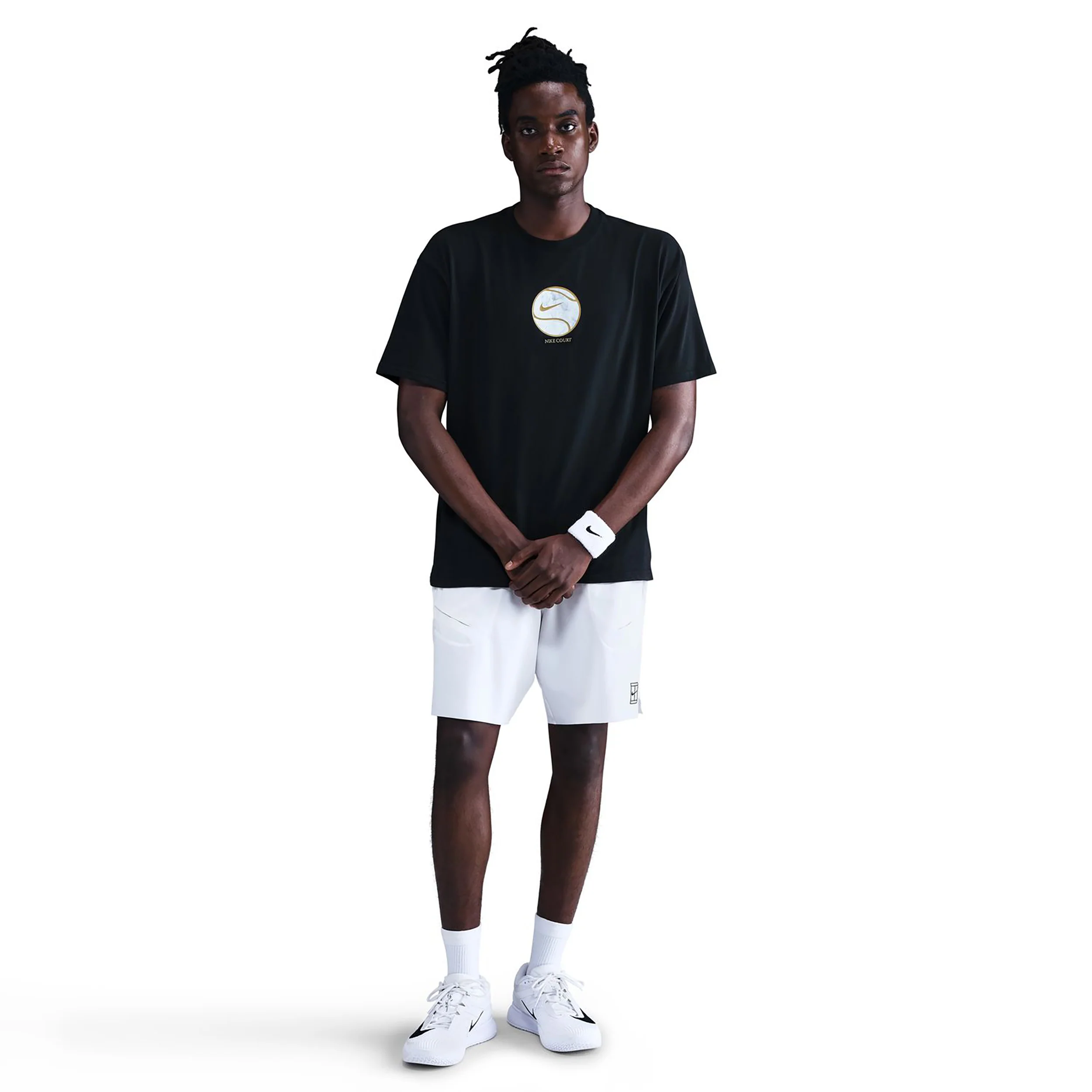 Court Dri-Fit Max 90's T-Shirt Herren-schwarz