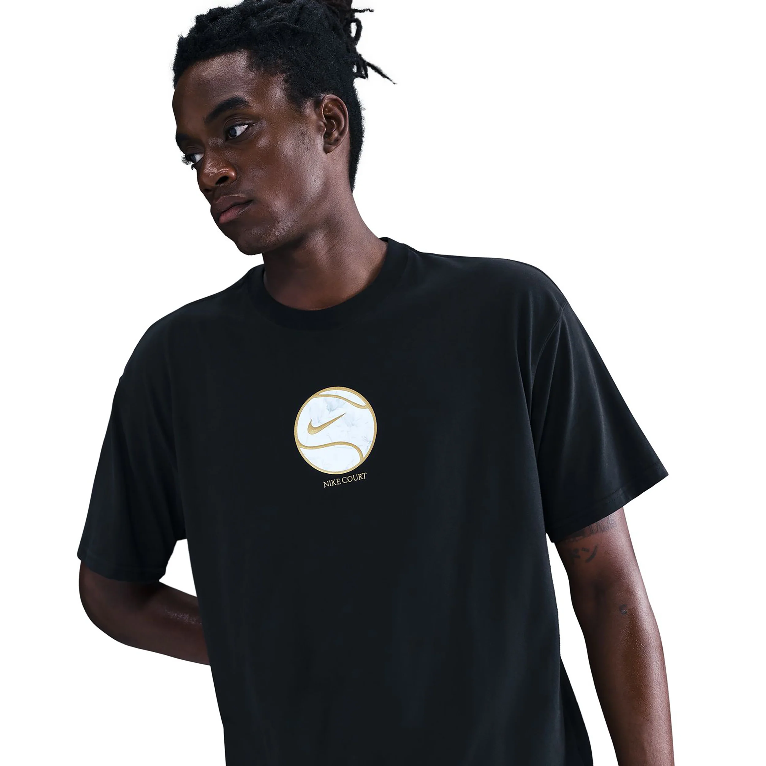 Court Dri-Fit Max 90's T-Shirt Herren-schwarz - Image 3