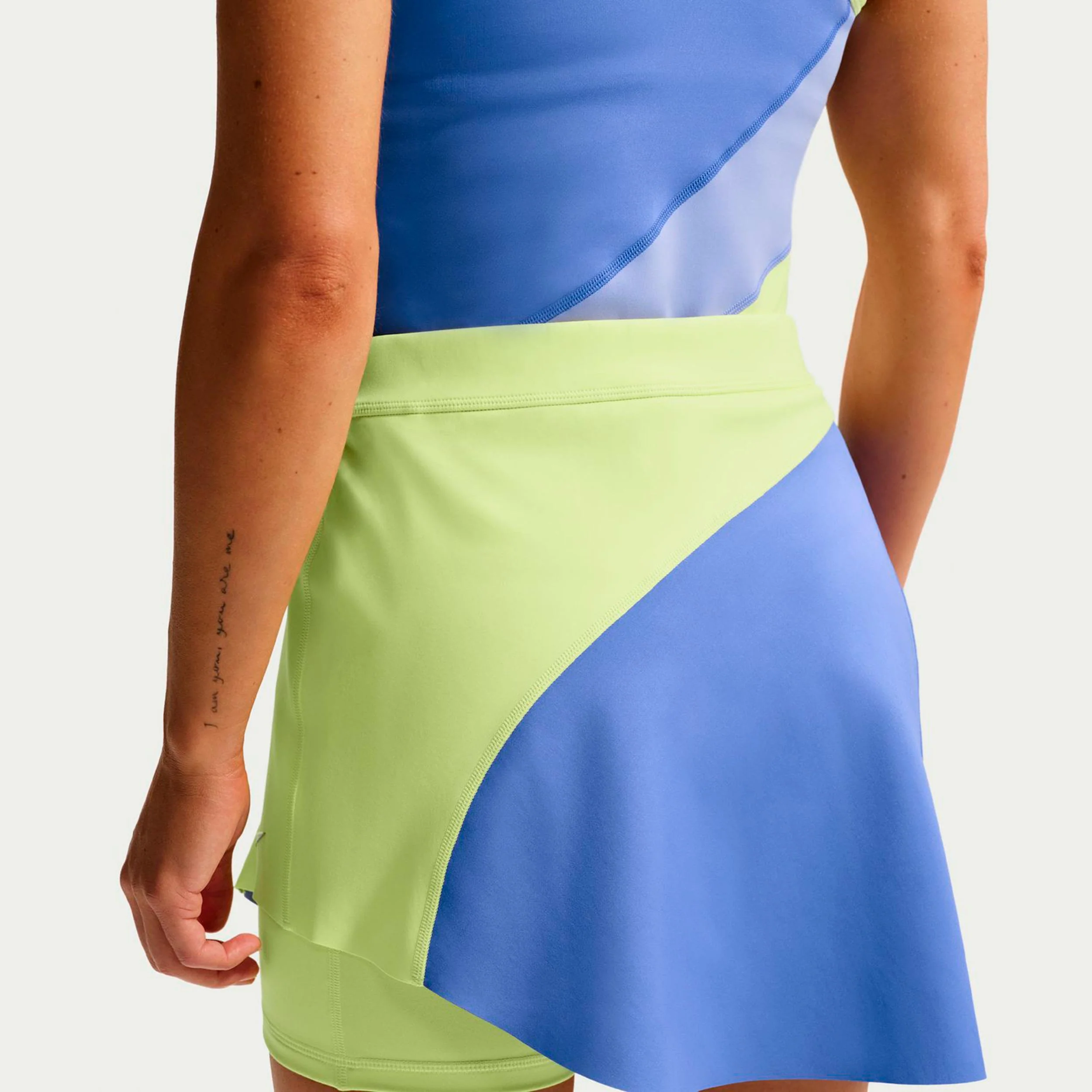 Court Dri-Fit Slam High Rise Rock Damen-limette, blau - Image 4