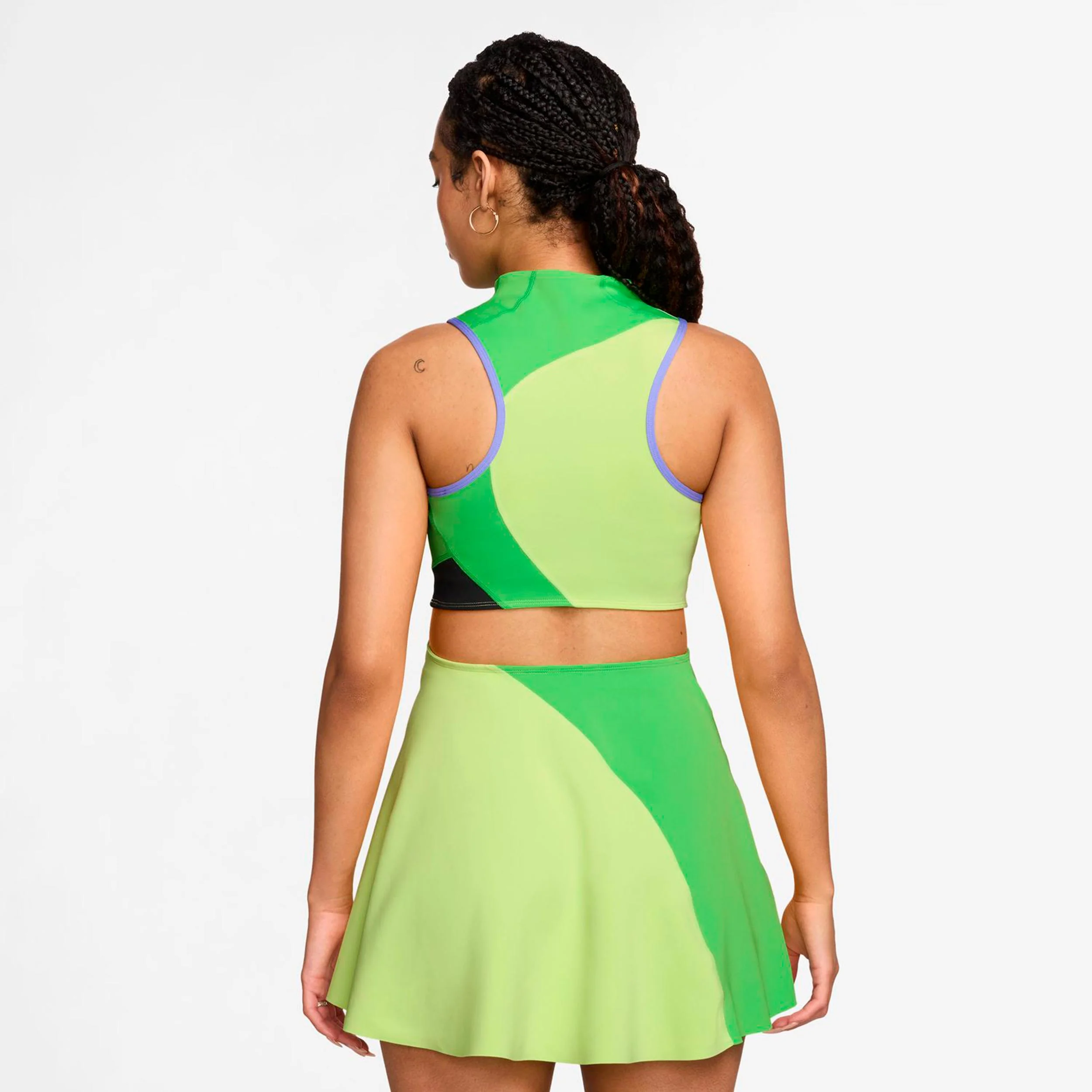 Court Dri-Fit Slam Kleid Damen-limette, grün - Image 3