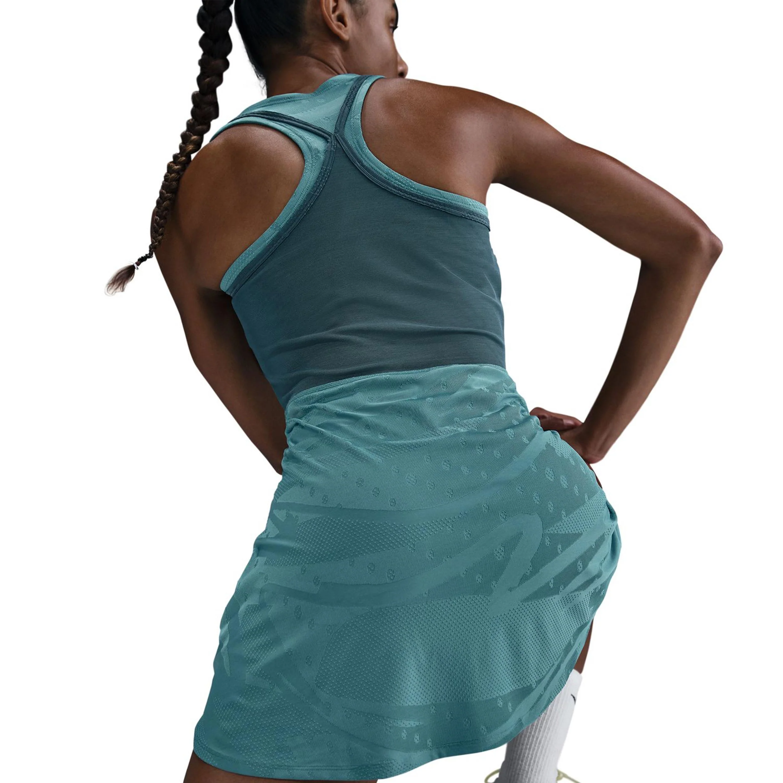 Court Dri-Fit Slam Kleid Damen-Petrol - Image 7