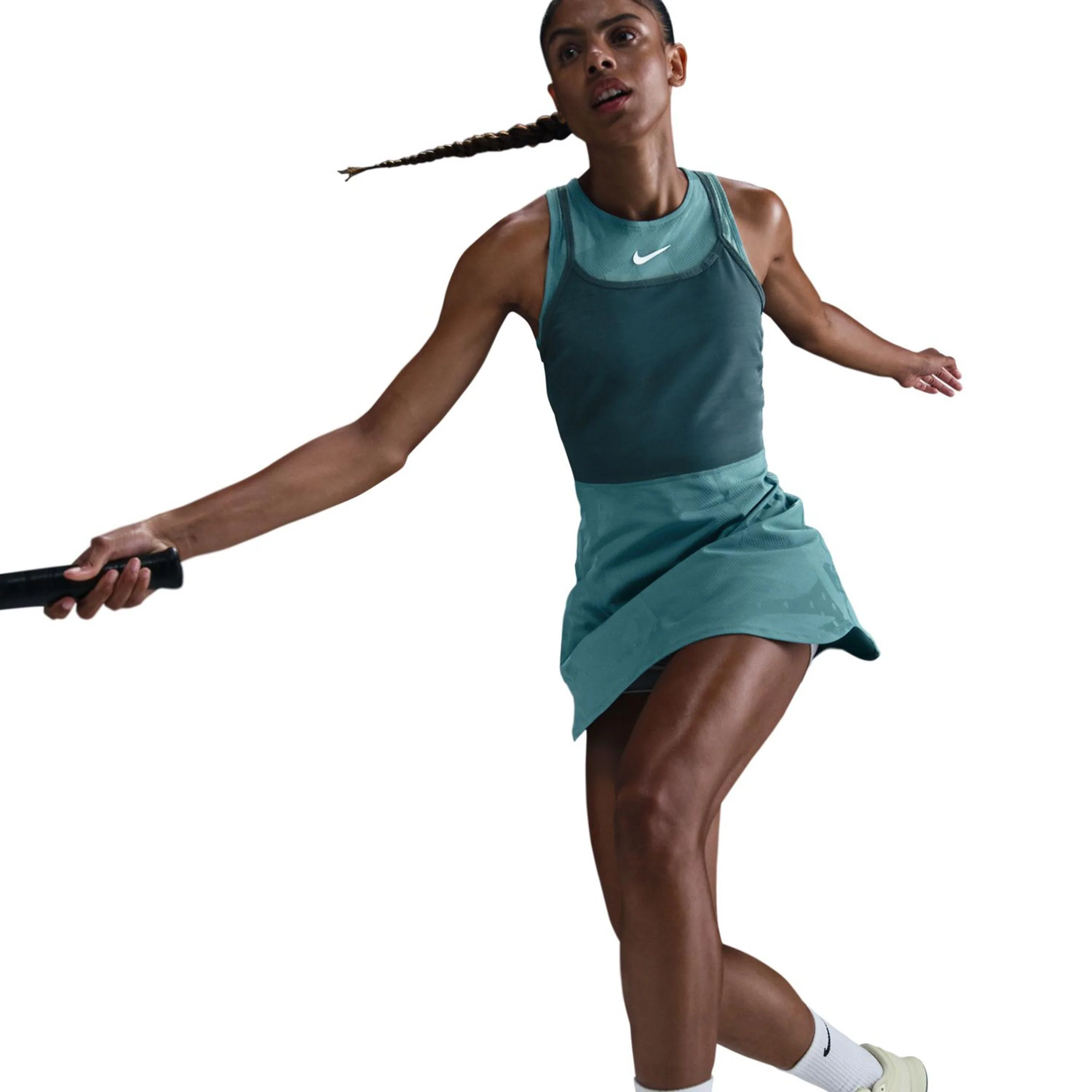 Court Dri-Fit Slam Kleid Damen-Petrol - Image 8