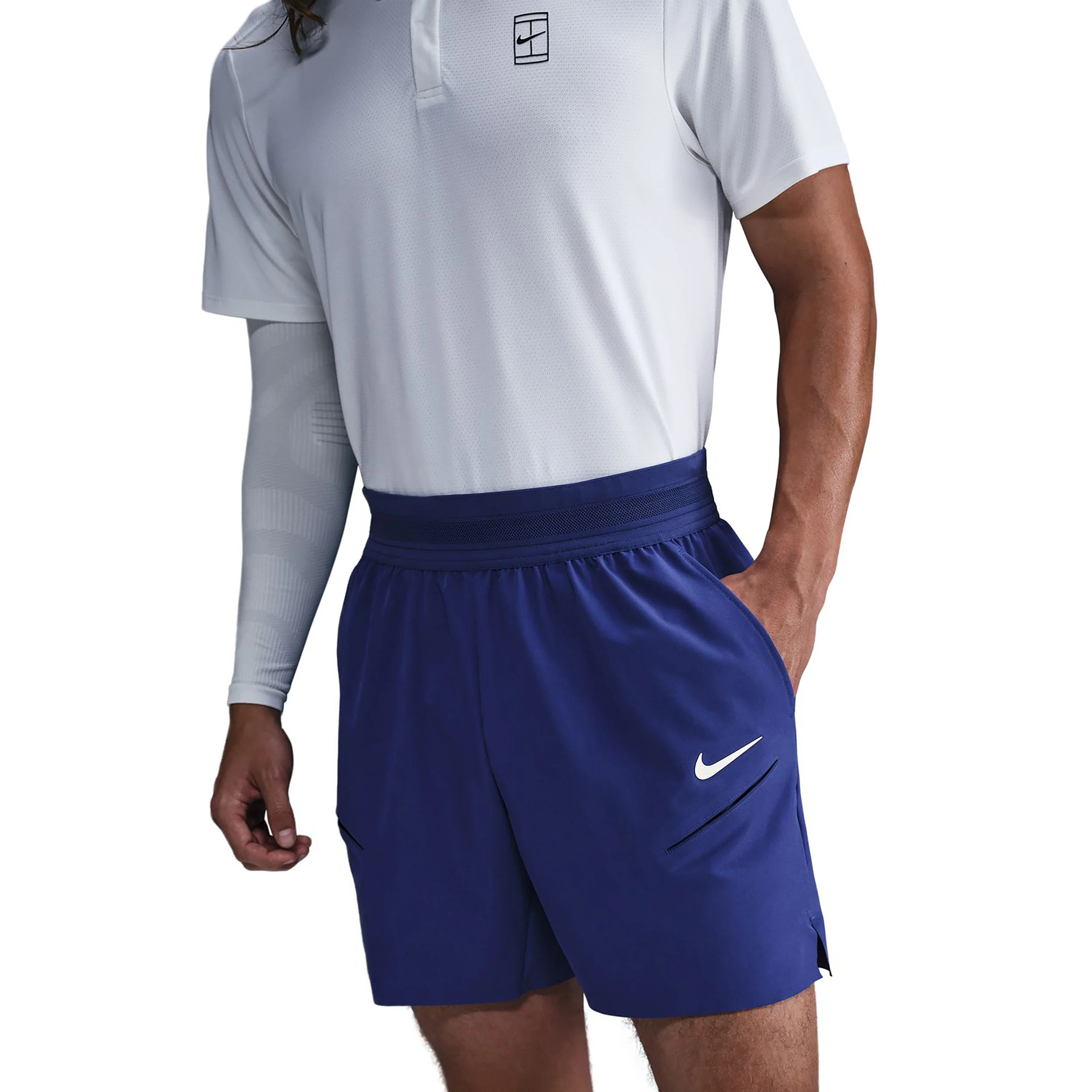 Court Dri-FIT Slam Shorts Herren-Blau - Image 11