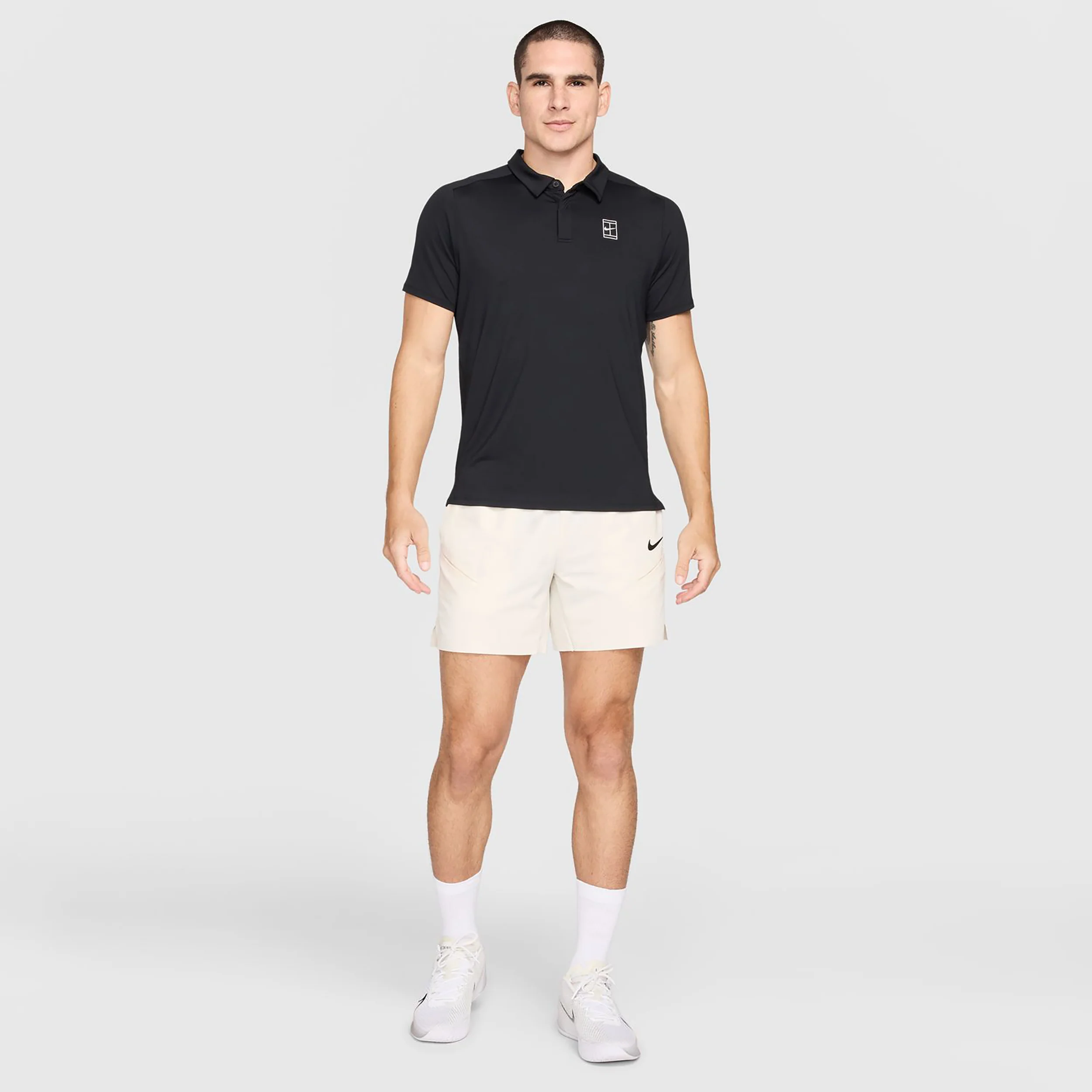 Court Dri-FIT Slam Shorts Herren-Creme - Image 12