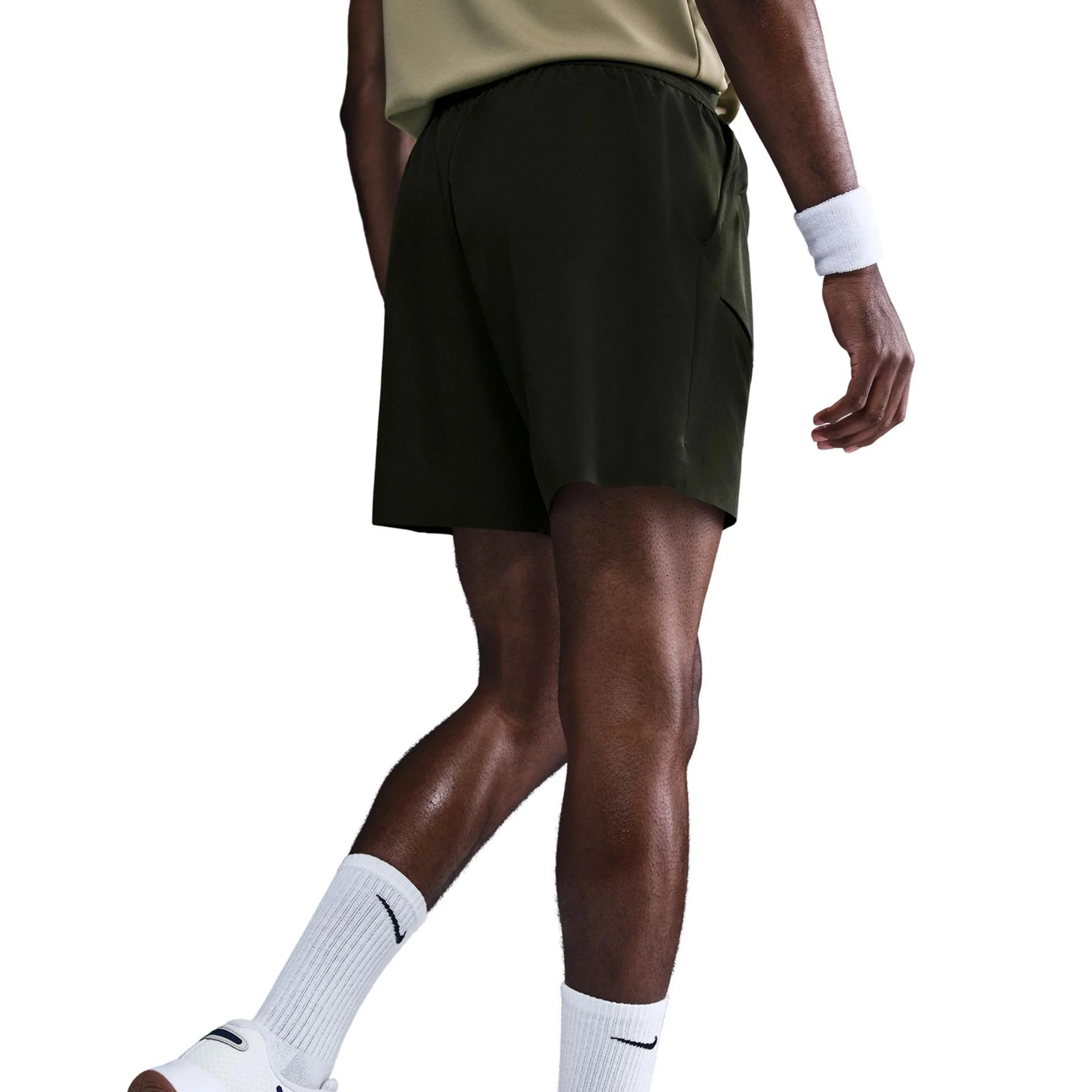 Court Dri-FIT Slam Shorts Herren-Dunkelgrün - Image 3