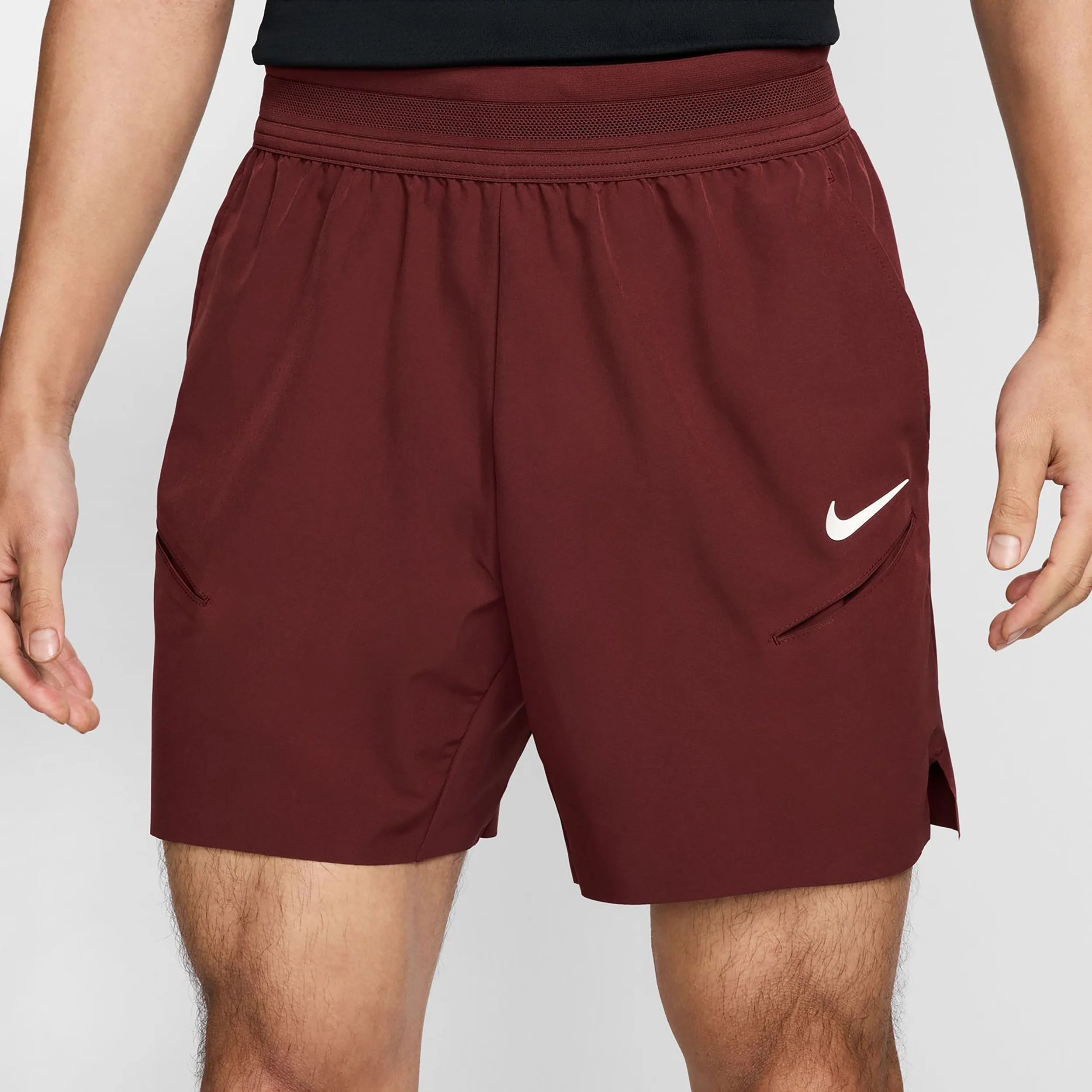 Court Dri-FIT Slam Shorts Herren-Dunkelrot - Image 6