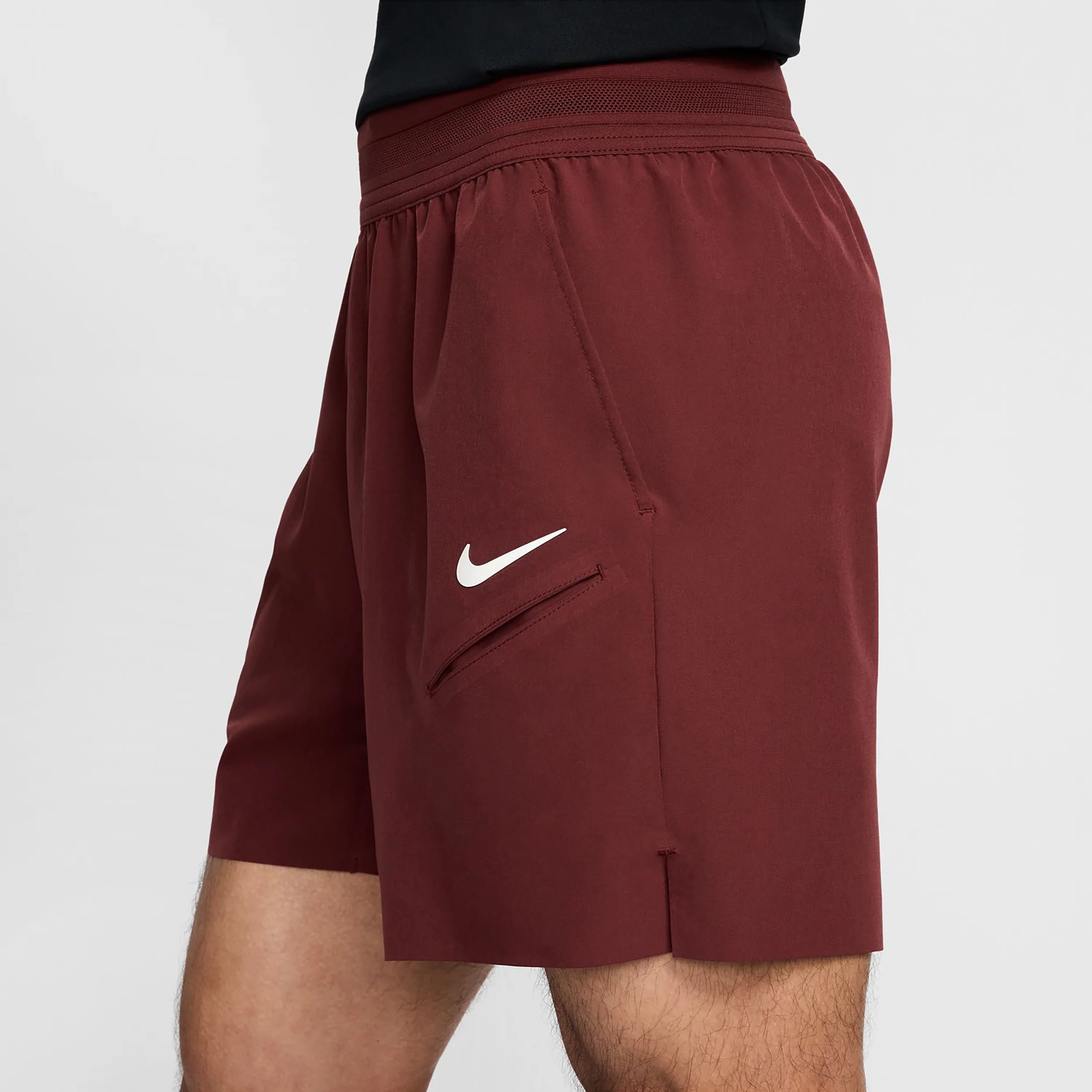 Court Dri-FIT Slam Shorts Herren-Dunkelrot - Image 8